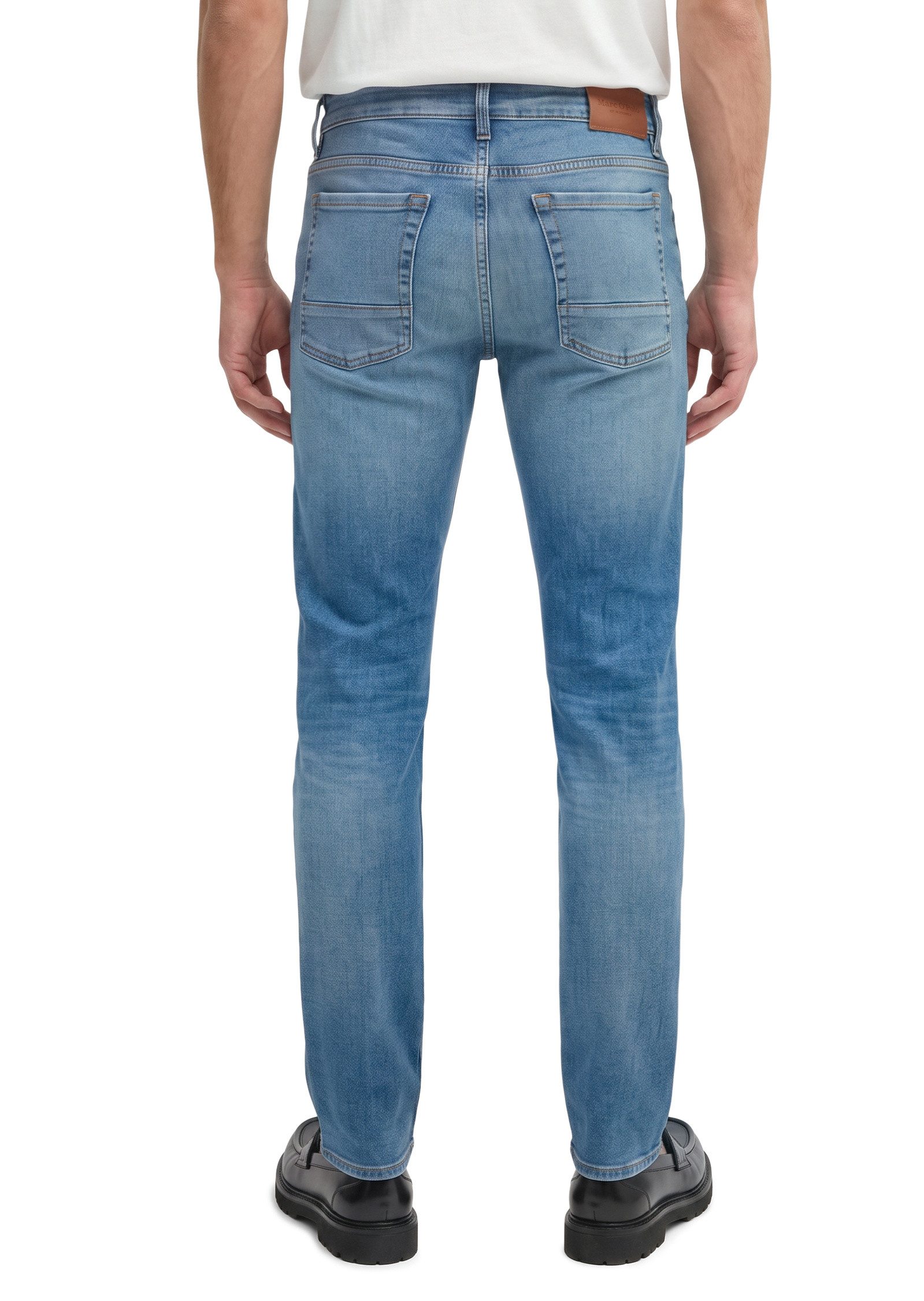 Marc O'Polo 5-Pocket-Jeans in lässiger Cross-Hatch-Denim Struktur