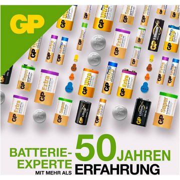 GP Batteries A76 (LR44) GP Alkaline Knopfzelle 1,5V 5 Stück Knopfzelle, (1,5 V)