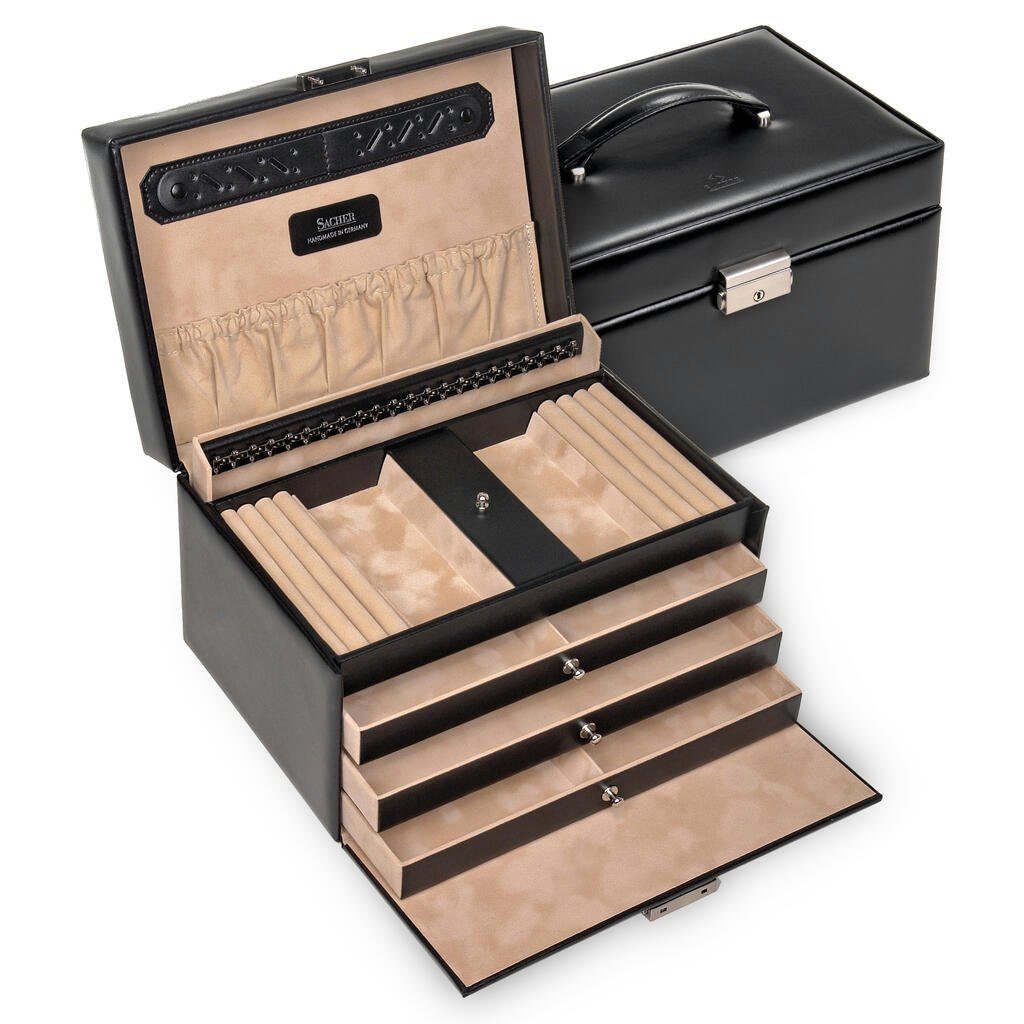 Sacher Schmuckkasten Julia, Handgefertigt in Deutschland