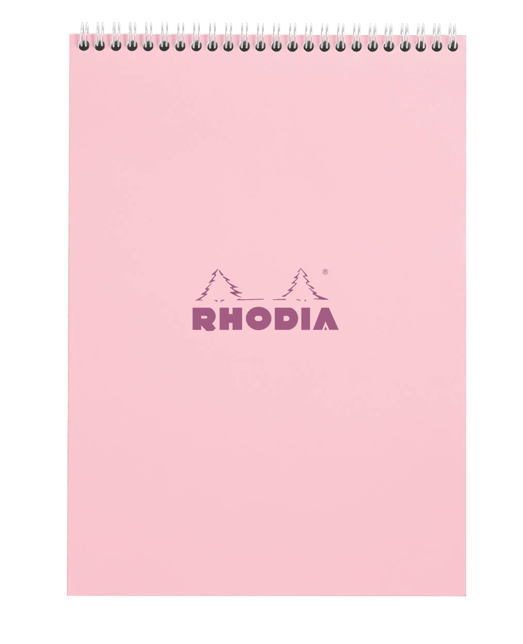 Rhodia Notizheft 5x Rhodia Block A4 Rosa Lin 80Bl 118425C, Spiralblock