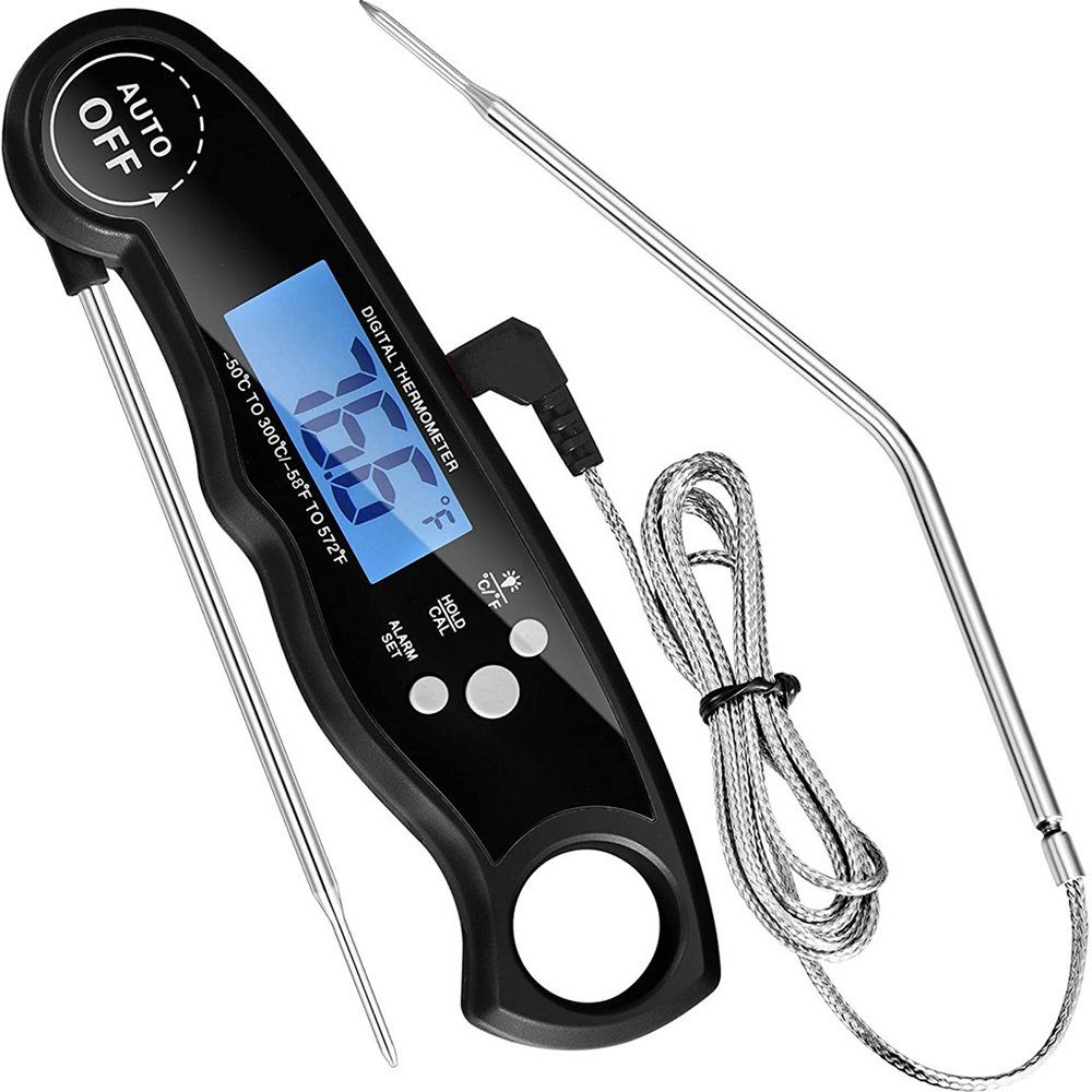 Grillthermometer, Grillthermometer GelldG Thermometer Fleischthermometer Digital Küche,