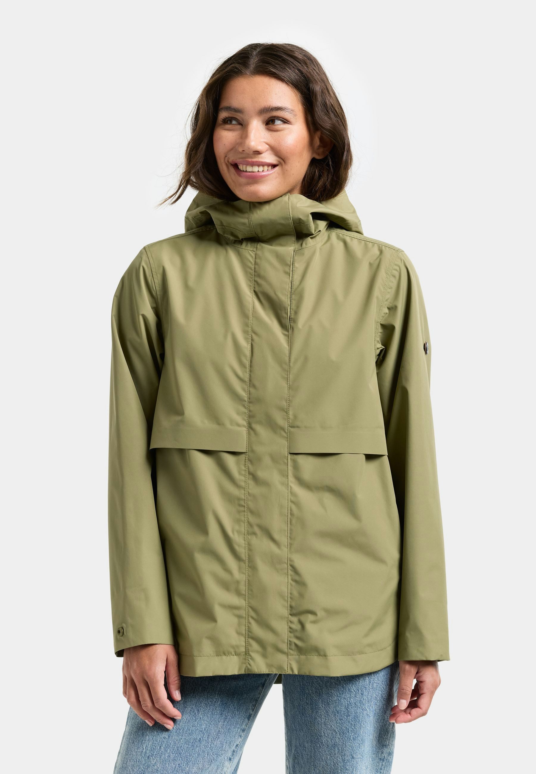 Didriksons Allwetterjacke Damen Übergangsjacke Regenjacke Wasserdicht ELSA mit Kapuze mit Taschen