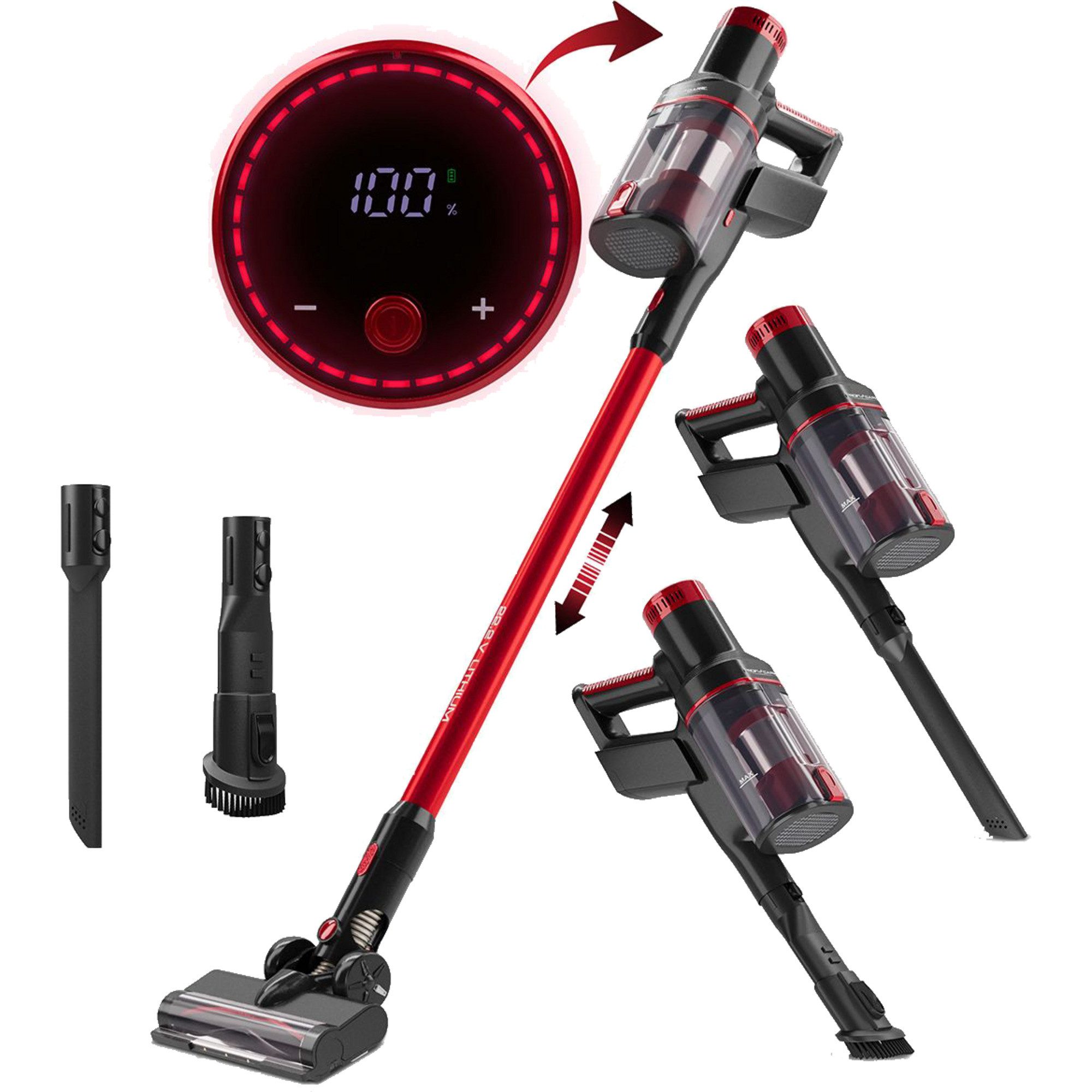 ProfiCare Bodenstaubsauger ProfiCare Akkustaubsauger PC-BS 3136 A, 250 W, Beutellos