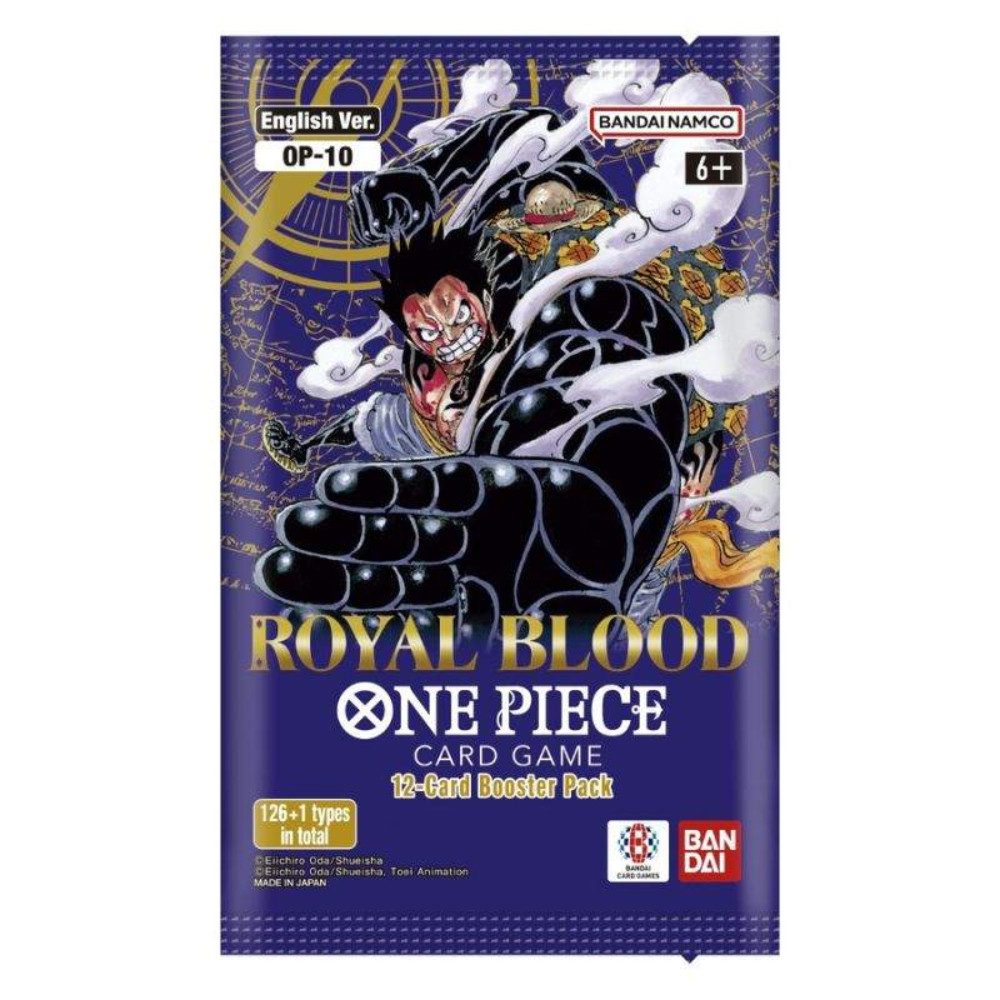 Sammelkarte One Piece Royal Blood Booster - 12 Karten (Englisch)