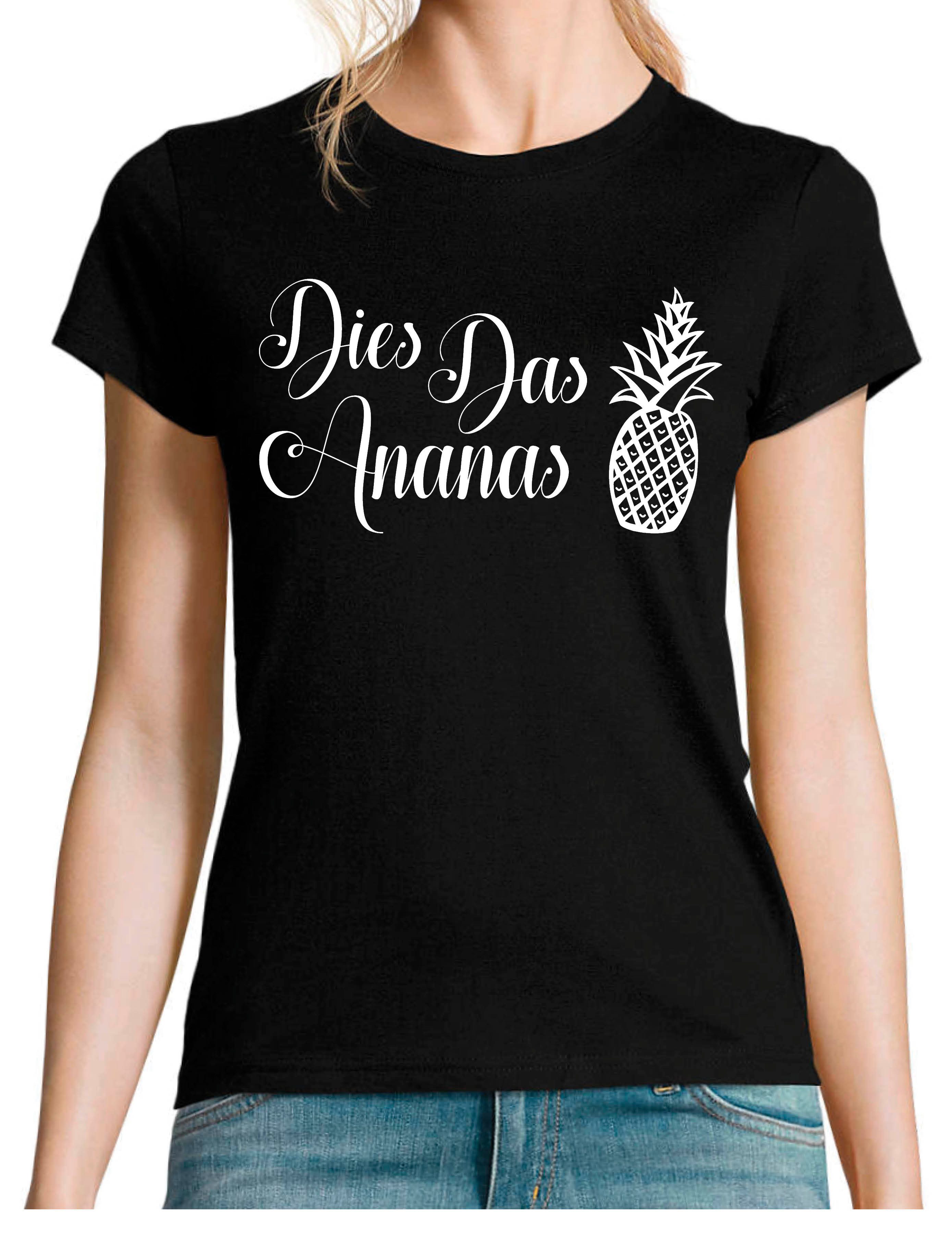 Youth Designz Print-Shirt "Dies Das Ananas" günstig online kaufen