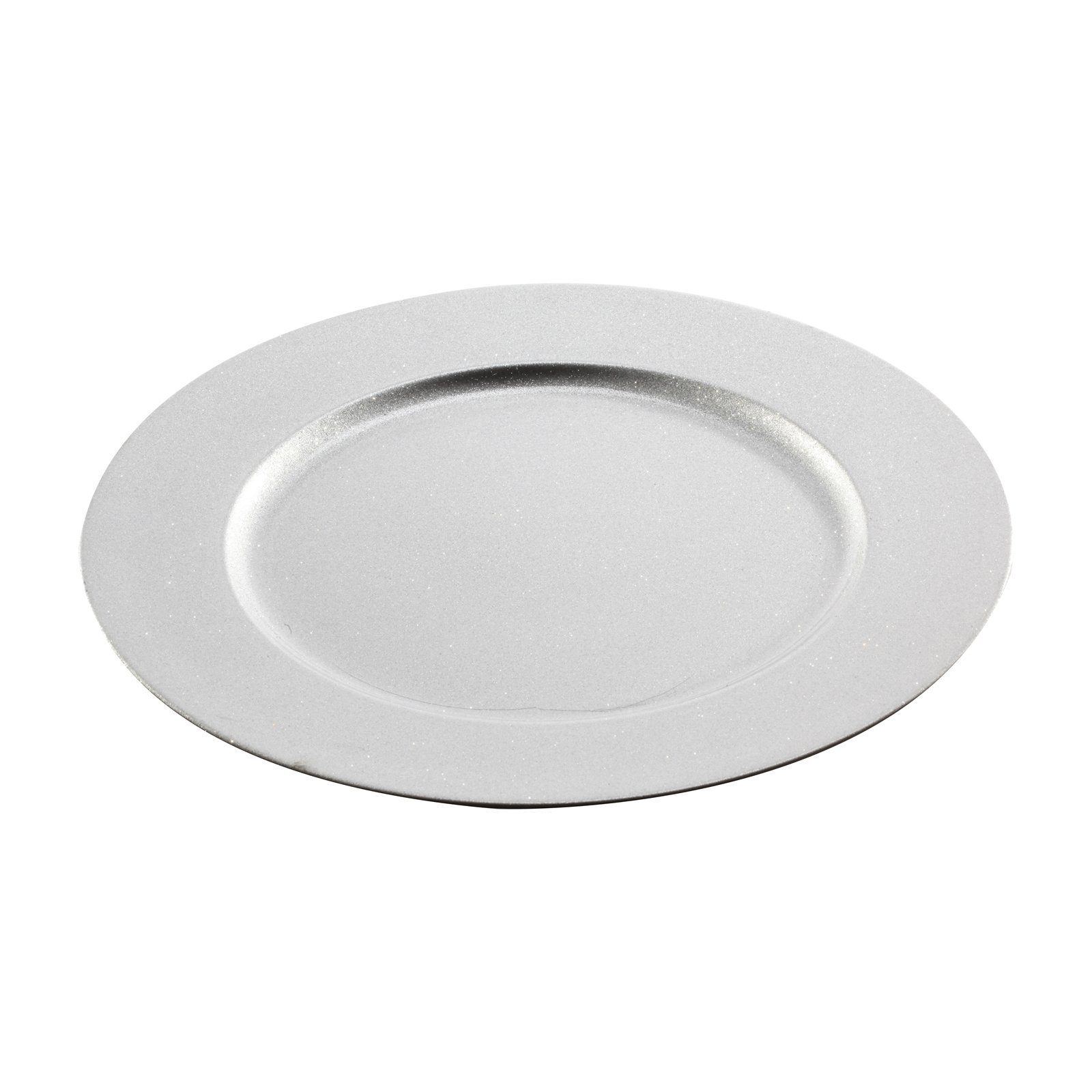 HTI-Living Dekoteller Dekoteller Glitter Silber (Stück, 1 St., 1 Teller), P günstig online kaufen