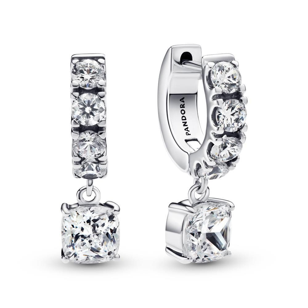 Paar Creolen Creolen für Damen Timeless, 925er Silber, Zirkonia von PANDORA