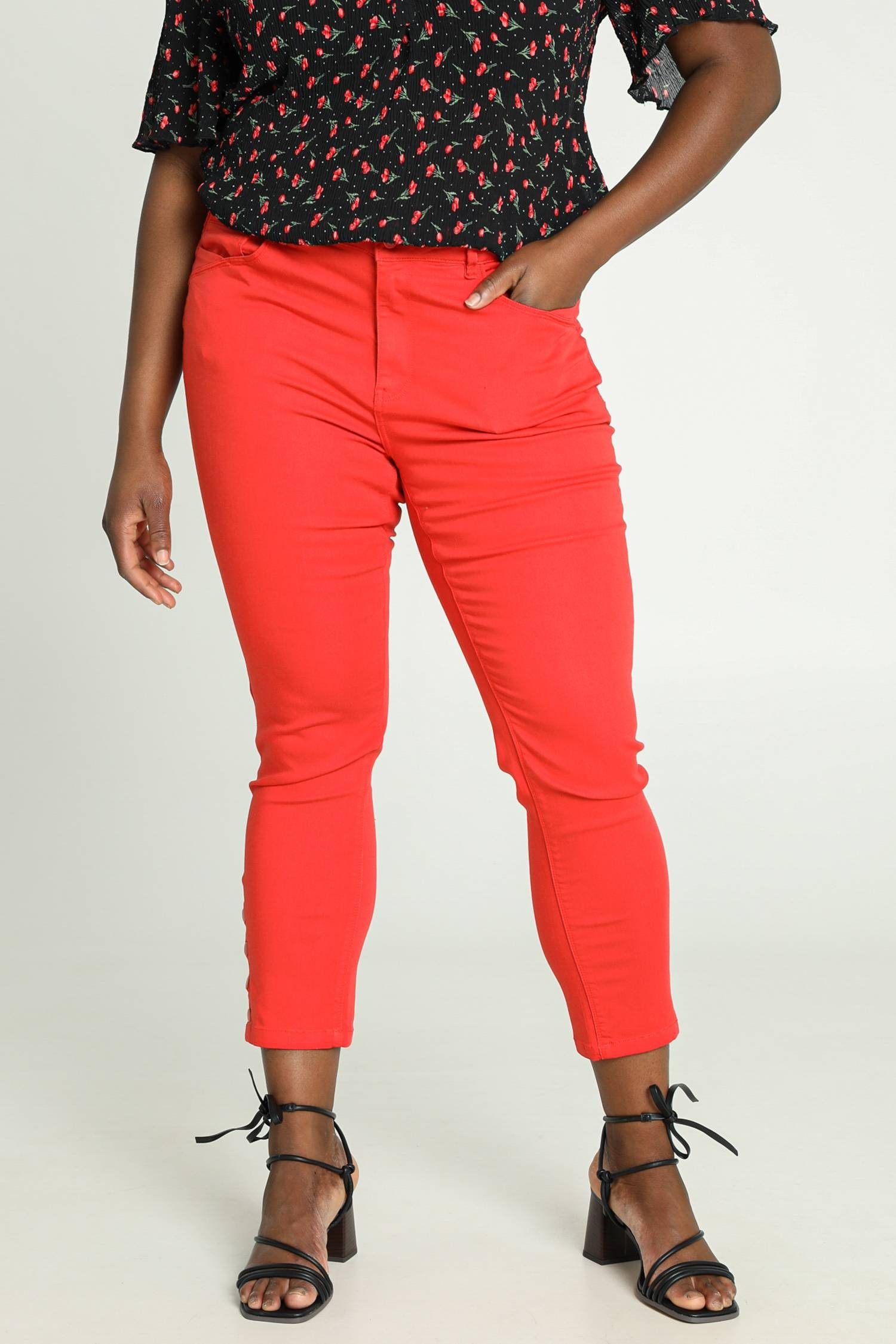 Paprika Louise Orange 5-Pocket-Jeans