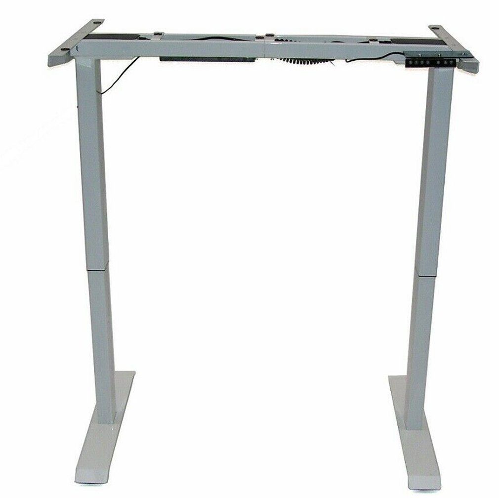 (2-St) Elektrisch weiß höhenverstellbar Tisch 160x80 Schreibtisch 57001/02 Arbeitstisch Schreibtisch Apex