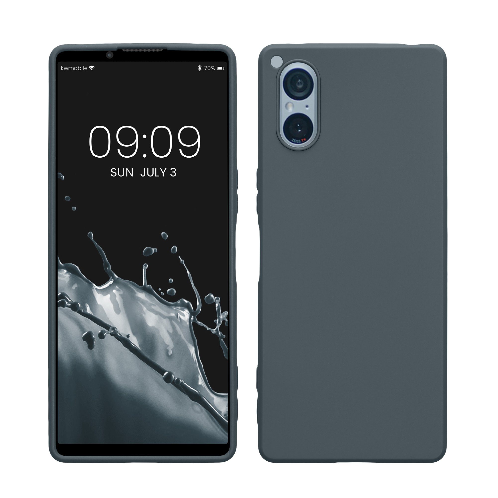 kwmobile Handyhülle Hülle für Sony Xperia 5 V, Hülle Silikon - Soft Handyhülle - Handy Case Cover