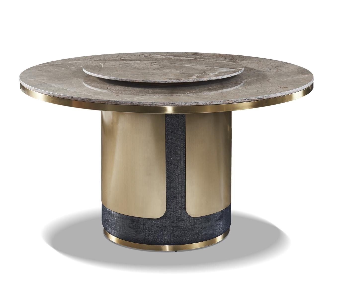 JVmoebel Esstisch, Design Holz Tisch Runder Esstisch Rund Ess Tische 135cm Luxus Klasse
