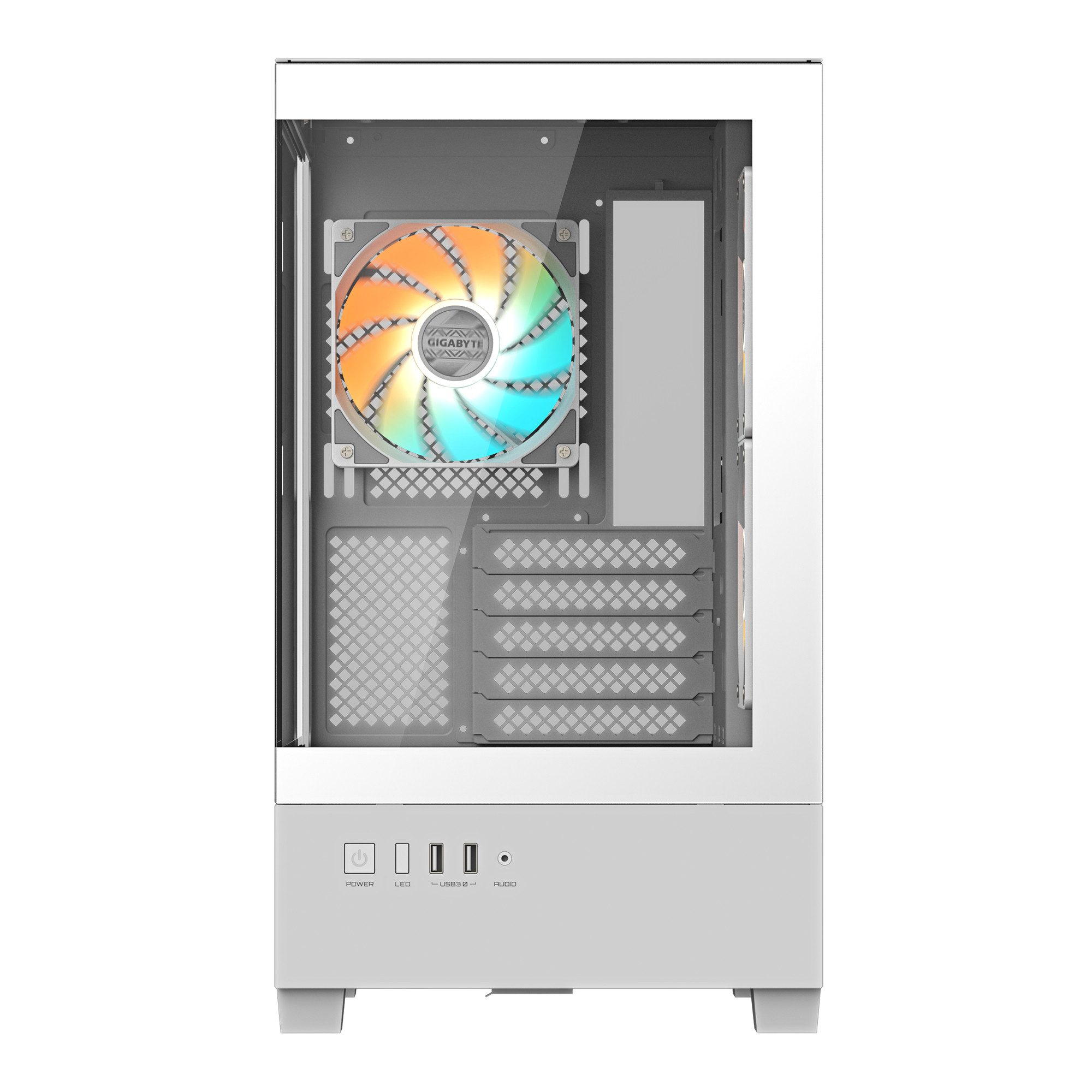 Gigabyte PC-Gehäuse GB-C201PI Case White RGB (GB-C201PI)