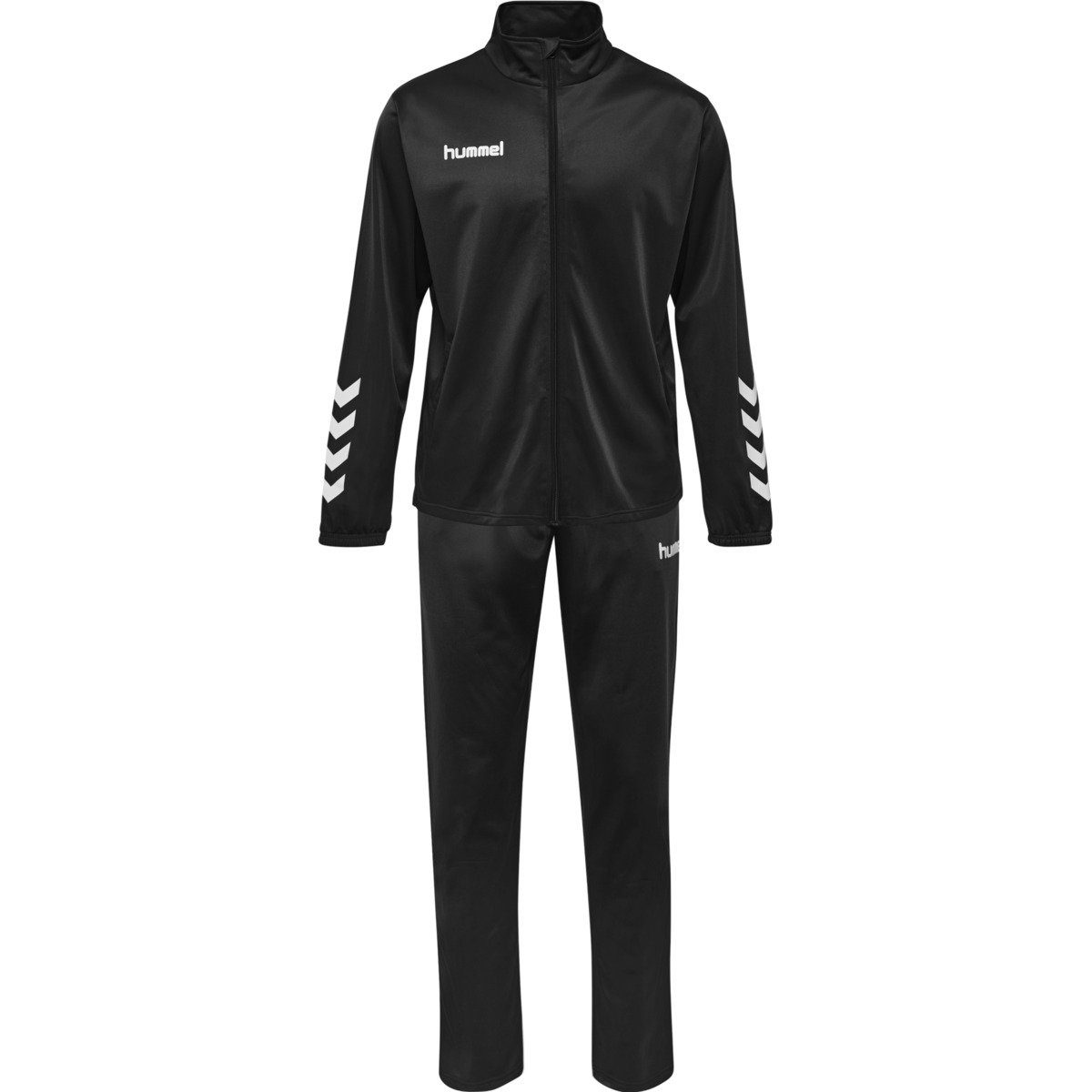 BLACK Poly Kinder 2001 hummel Suit Trainingsanzug HMLPROMO Unisex Jogginganzug