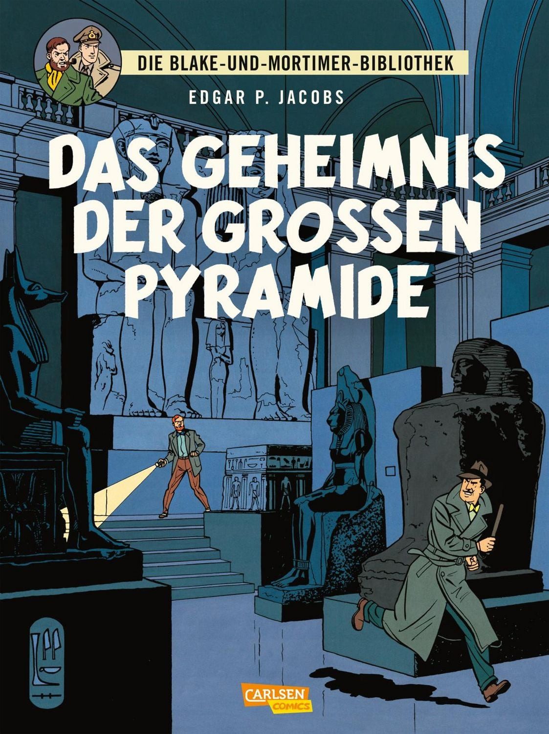 Blake und Mortimer Bibliothek 2: Das Geheimnis der großen Pyramide / Edgar-Pierre Jacobs, Großformatiger Sammelband mit ausgewählten Comic-Geschichten und zusätzlichen Illustrationen