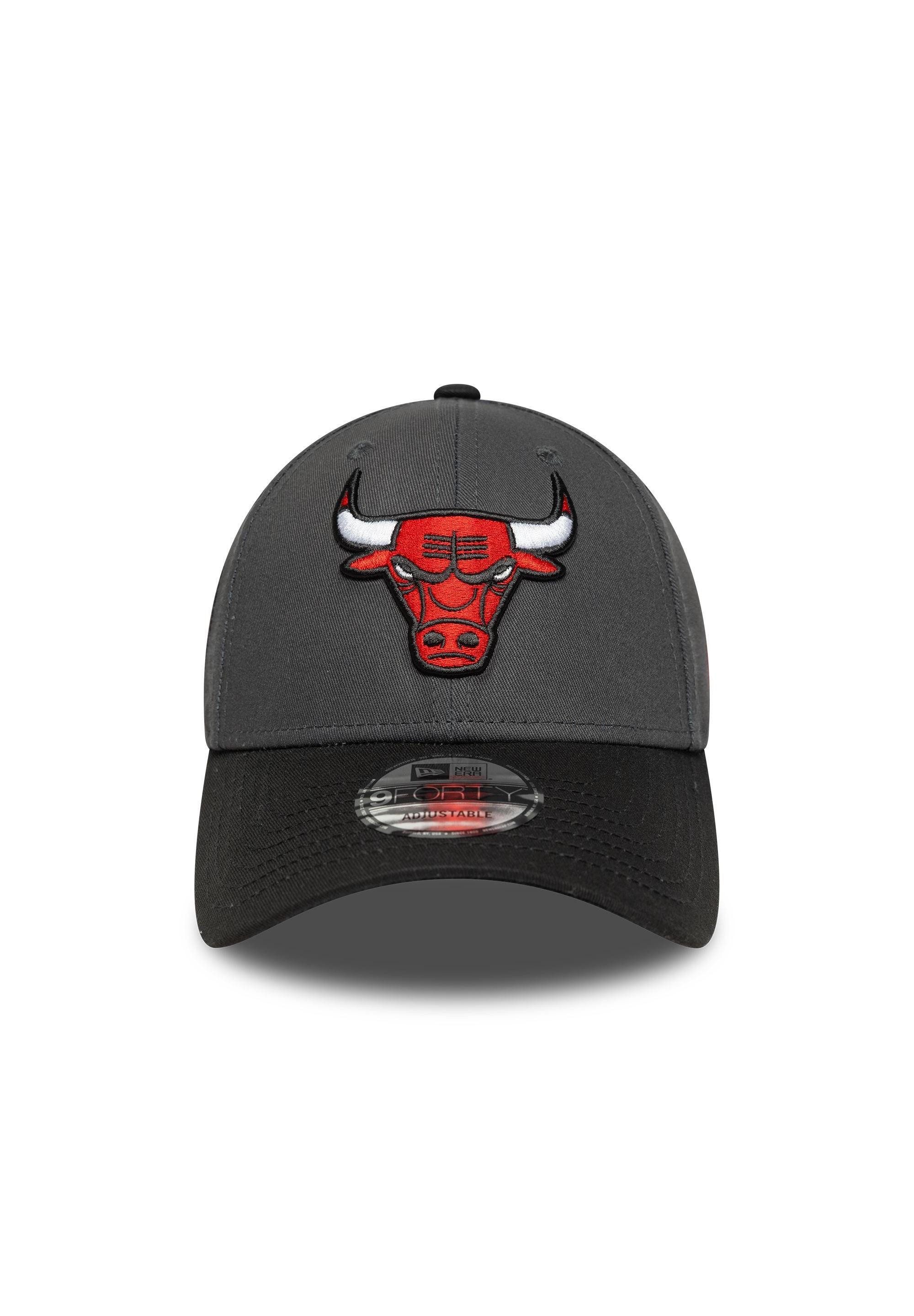 New Era Baseball Cap Chicago Bulls NBA New Era Sidepatch 9Forty Cap Dunkelgrau (1-St)