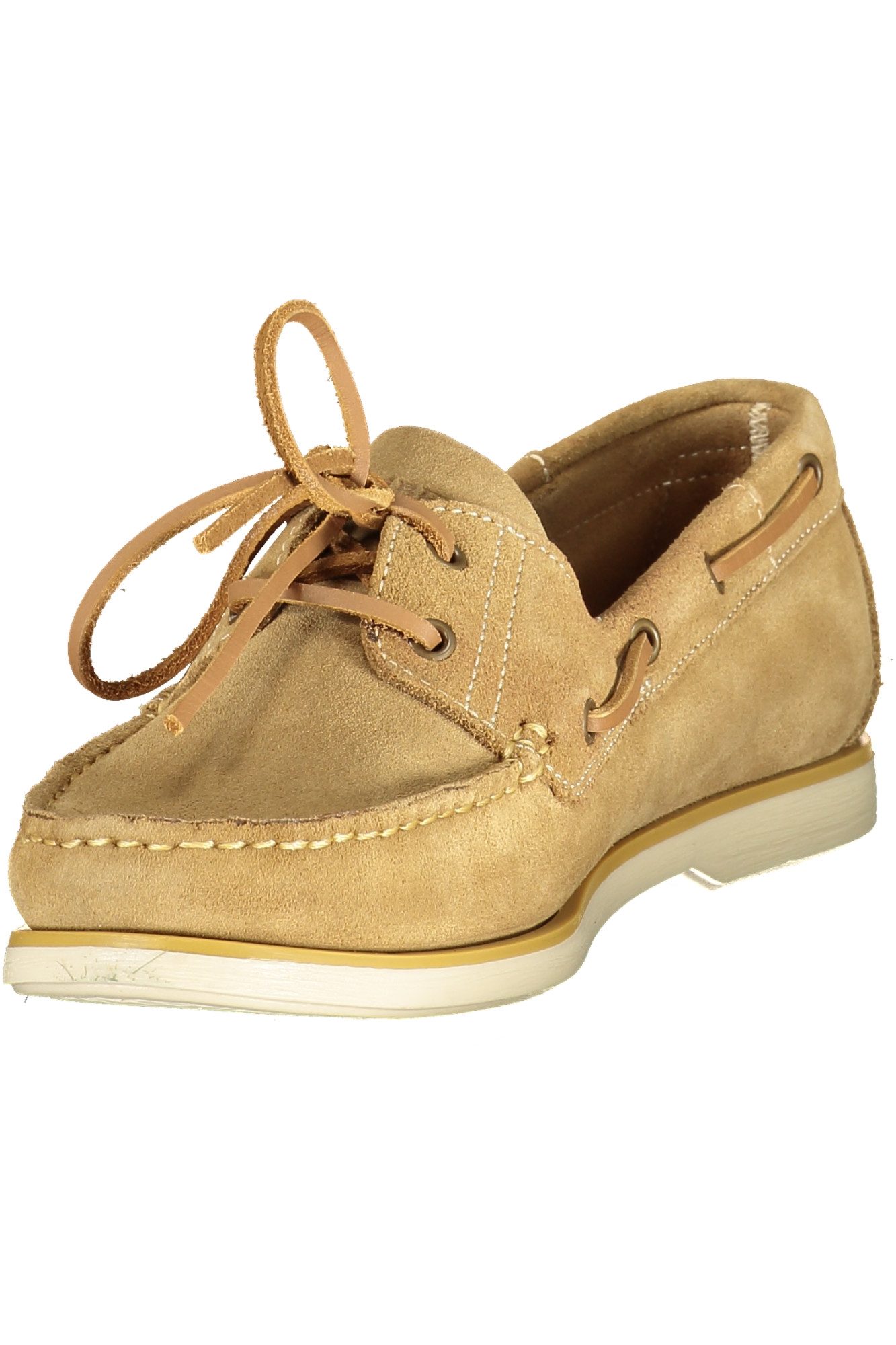 LUMBERJACK Pantolette Klassischer Herrenschuh in Beige – Bootsschuh mit