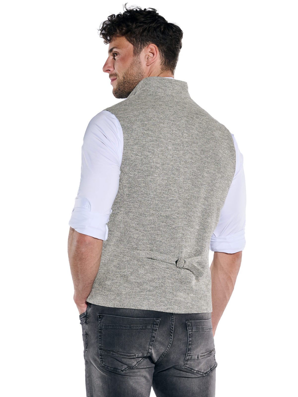 emilio adani Anzugweste emilio adani Herren Sakko-Weste slim fit, Beige günstig online kaufen