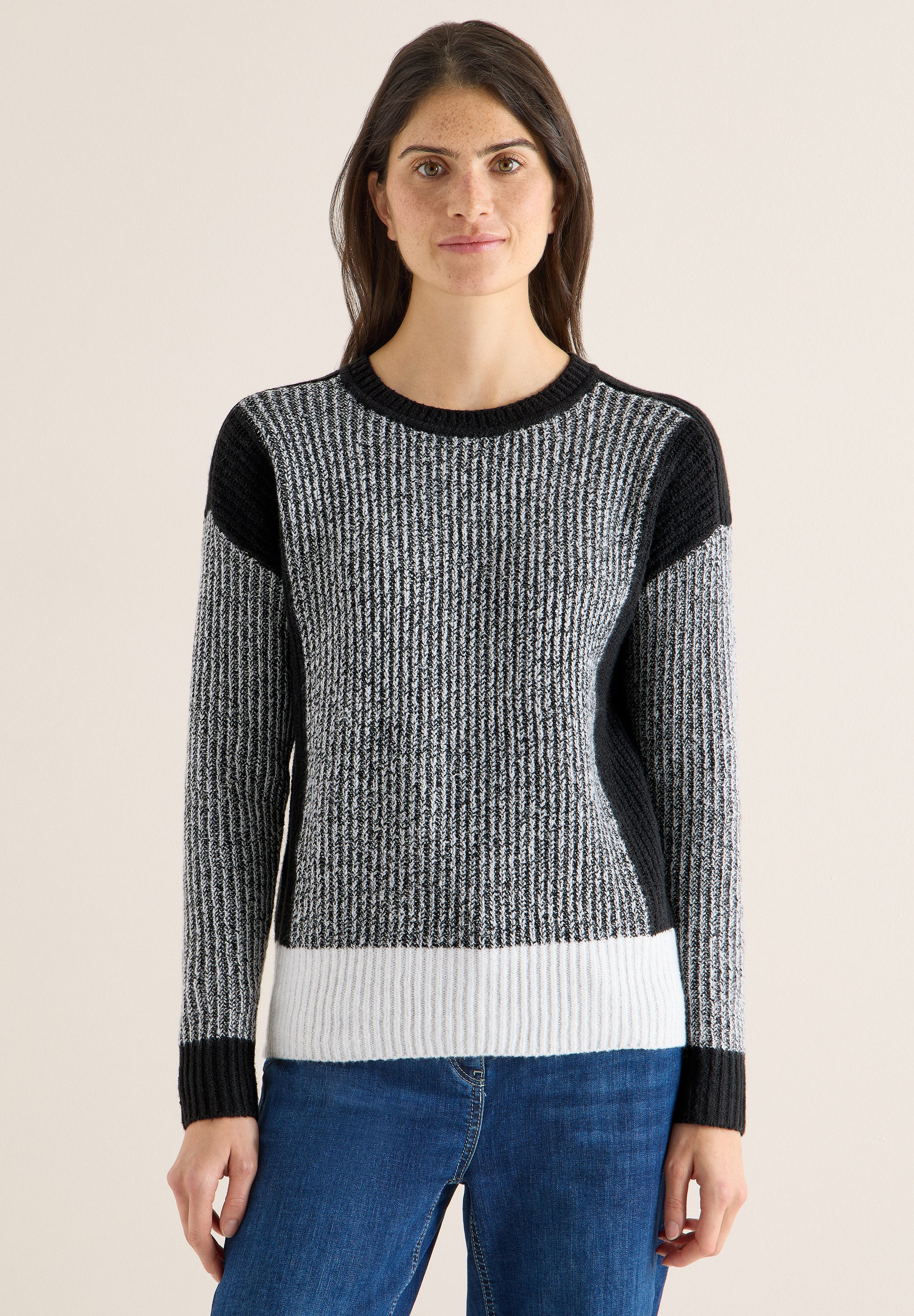 STREET ONE Strickpullover im soften Baumwoll-Mix