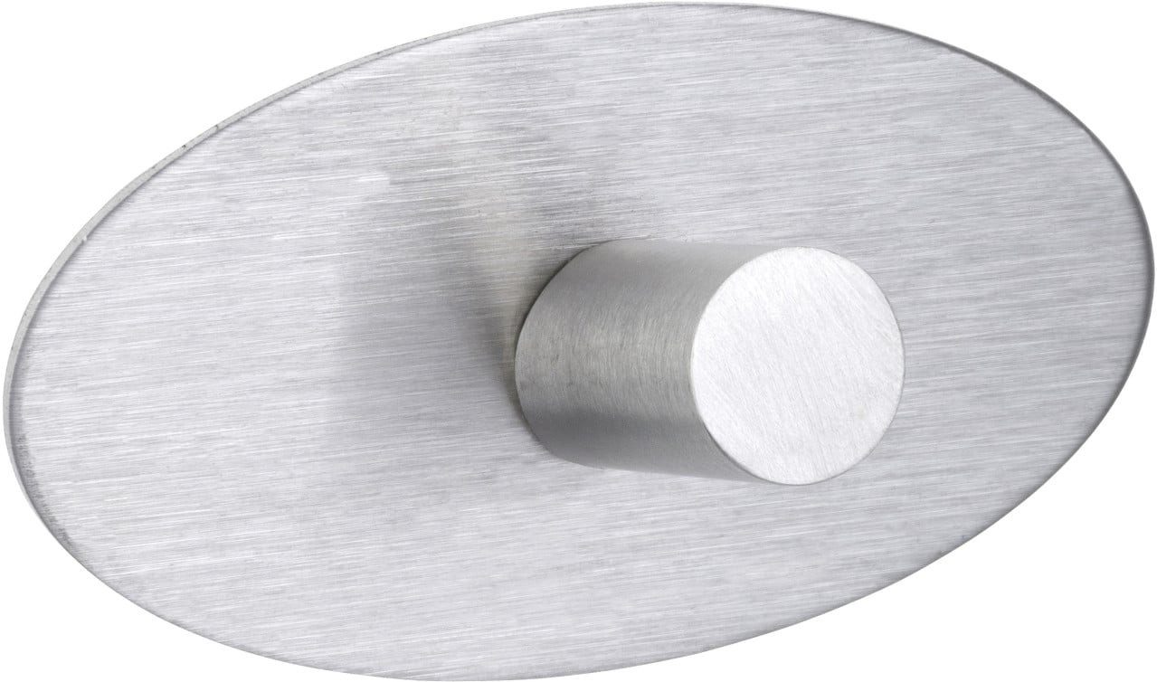 WENKO Handtuchhaken Wenko Strip-it Wandhaken Piceno Edelstahl matt