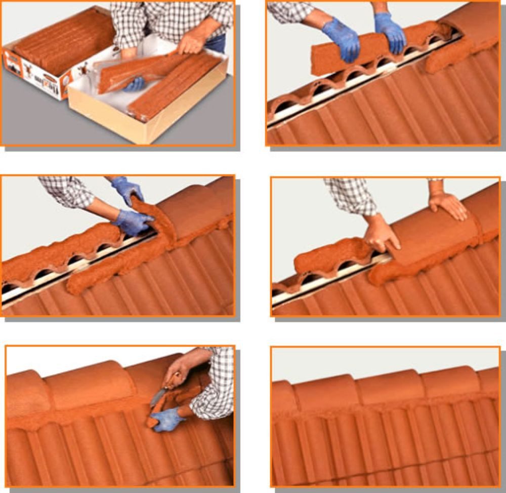 BWK allform Mörtel Flexim Dachmörtel 10 Streifen, verarbeitungsfertiger, elastischer Dachmörtel