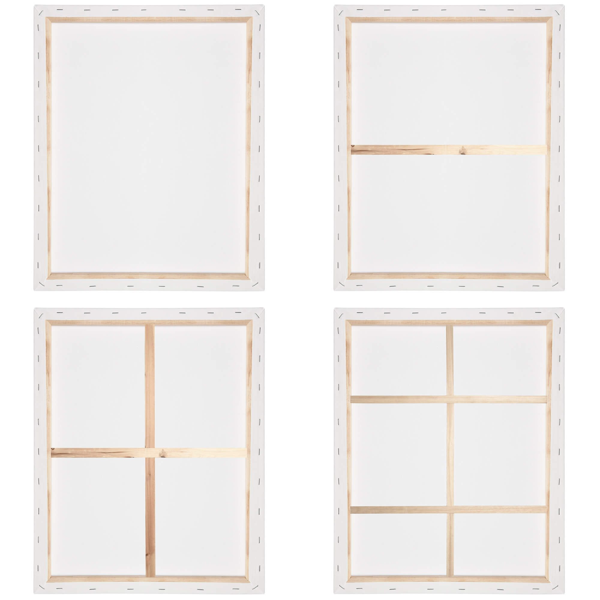 Artina Keilrahmen Keilrahmen Leinwand Premium 3D, 18x24cm, 4er Set, 380 g/m², verzugsfrei,3-fach weiß vorgrundiert,Premium Qualität, 100% Baumwolle – Bild 5 von 5