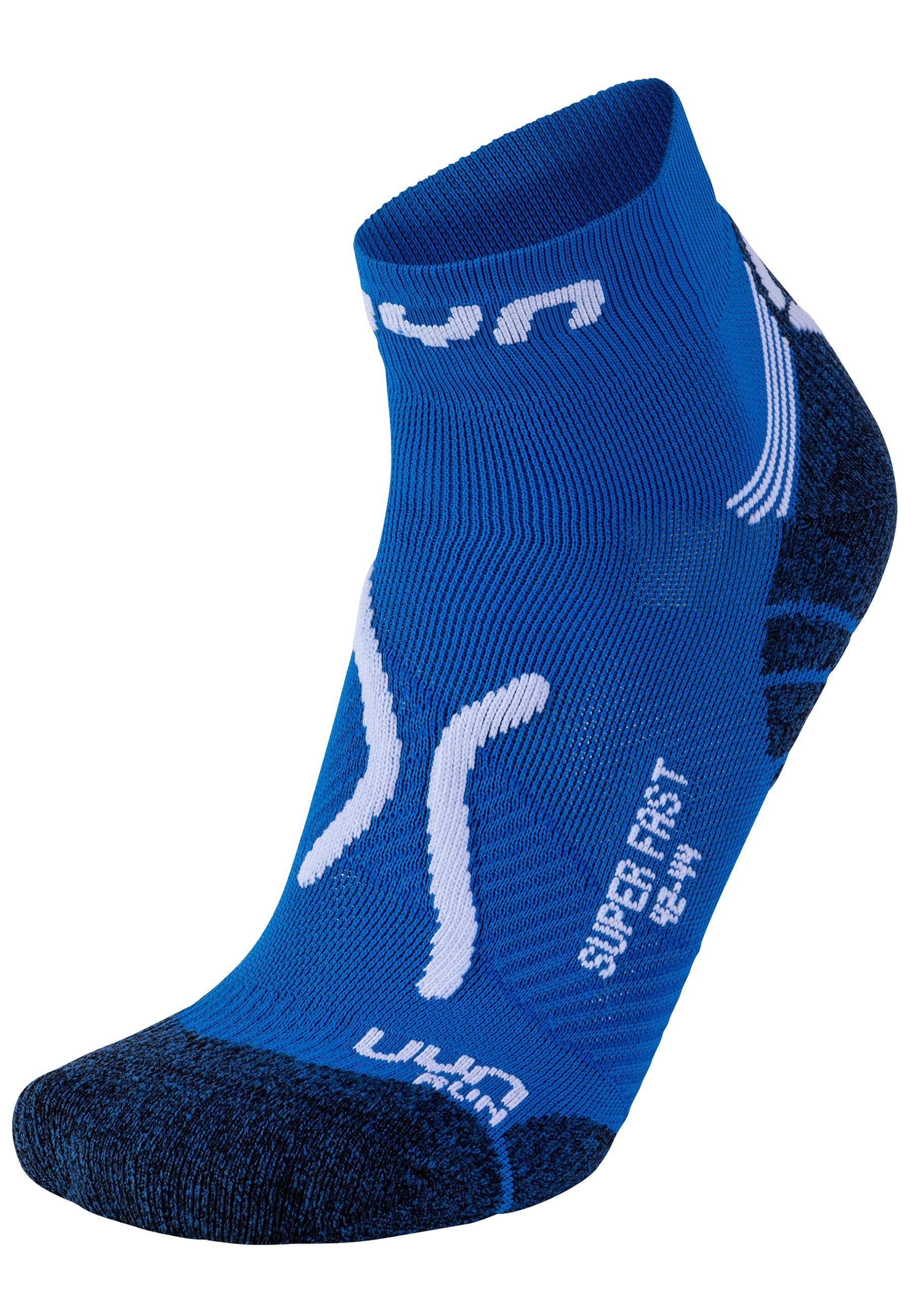 (1-Paar) UYN Fast Run Socken Super hellblau