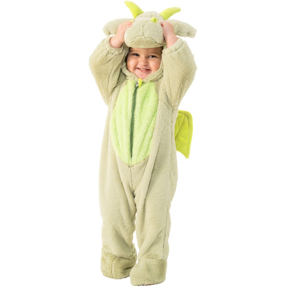 CHAKS Kostüm Kleiner Drache für Babys & Kleinkinder Halloween Fasching Karneval