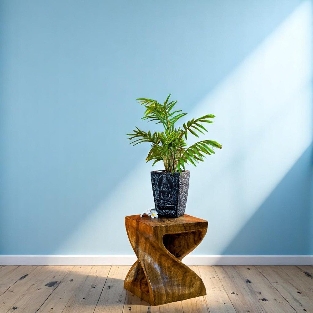 Kinaree Beistelltisch Suar Holz Beistelltisch TWIST, Naturprodukt, Farbausw günstig online kaufen