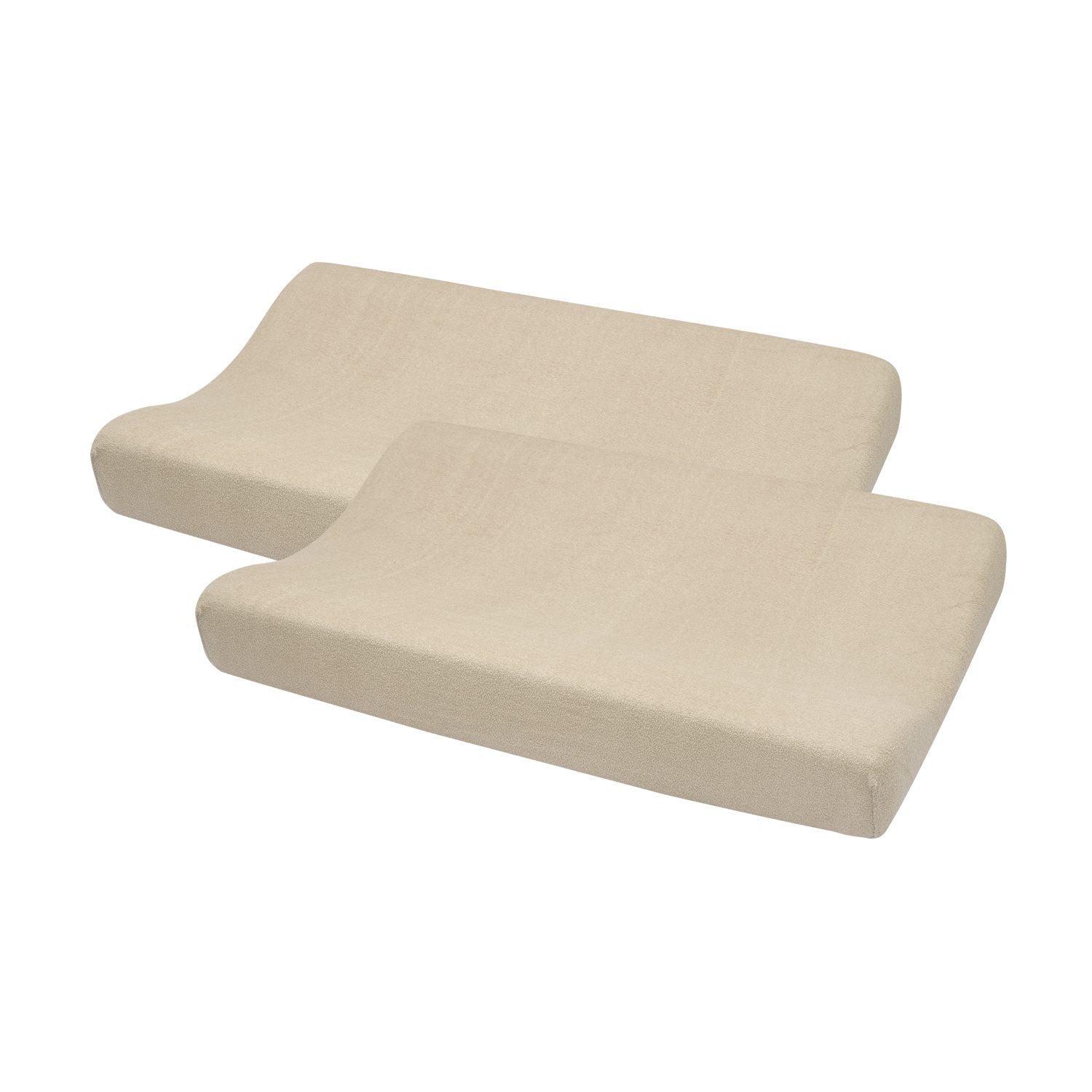 Meyco Baby Wickelauflagenbezug Sand (2-tlg), 50x70cm - 2-pack