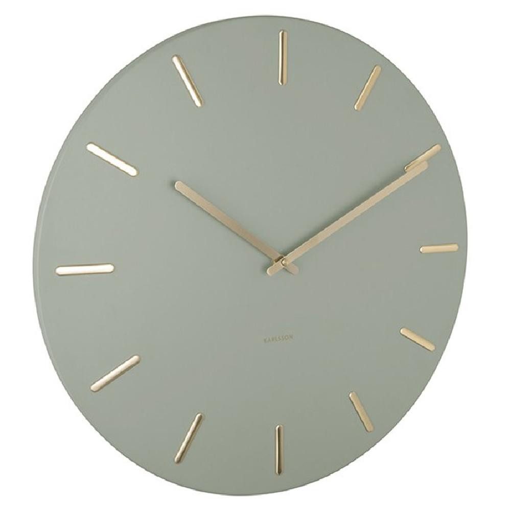 Karlsson Uhr Wanduhr Charm Jungle Green (45cm)
