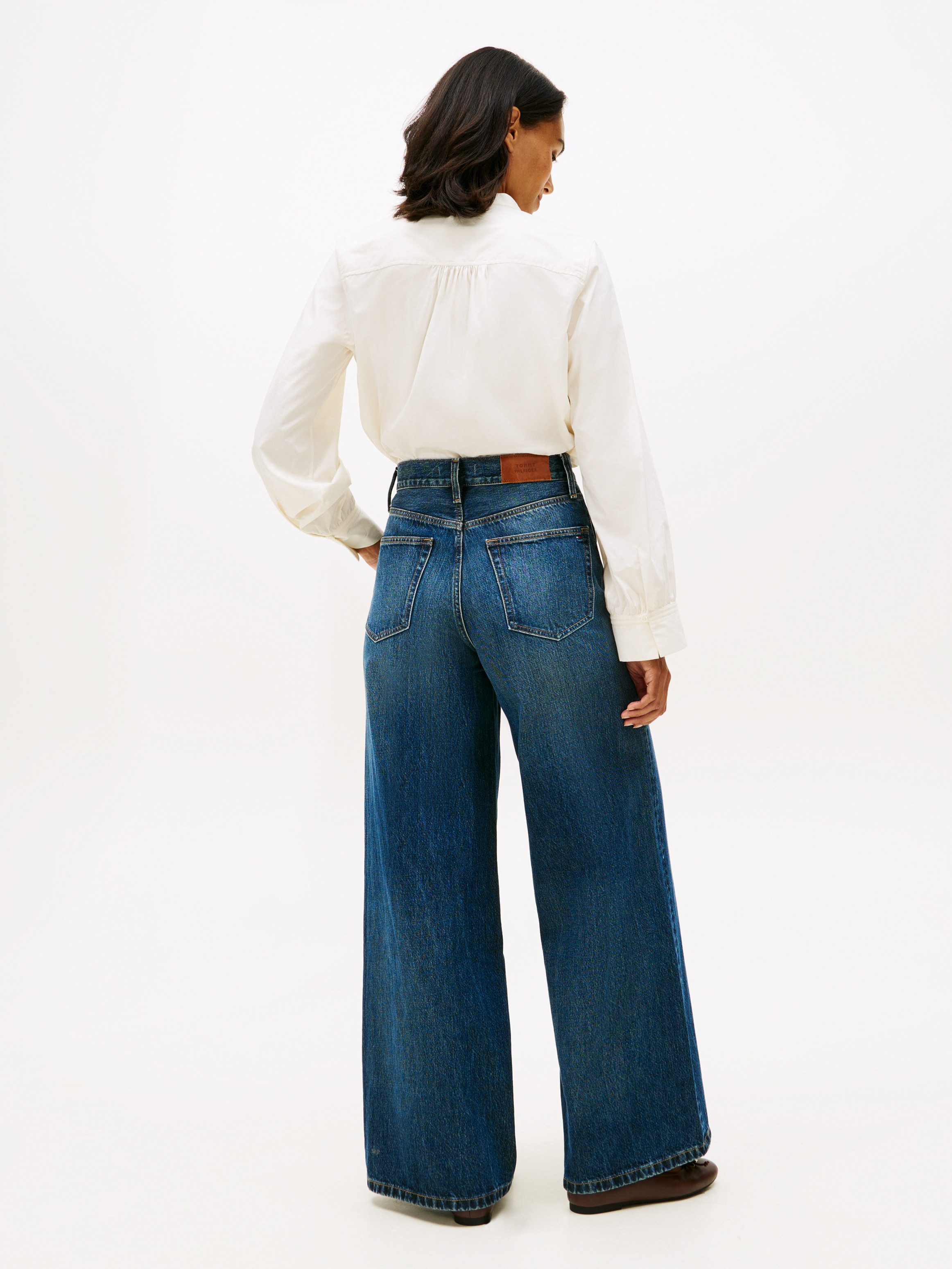 Tommy Hilfiger High-waist-Jeans DNM MINE 70'S WIDE LEG HW