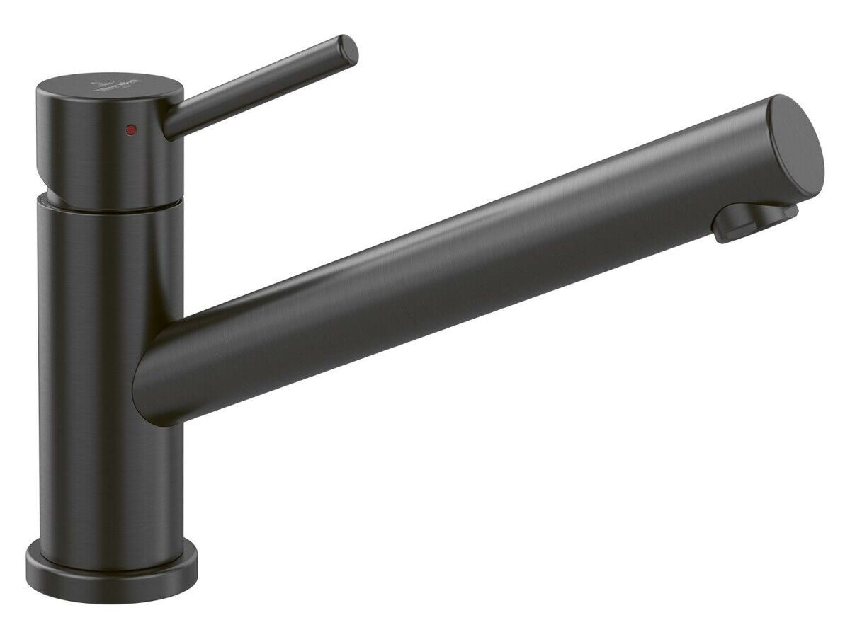 Villeroy & Boch Küchenarmatur 92510005 Como Wasserhahn Küchenarmatur Hochdruck, Anthracite