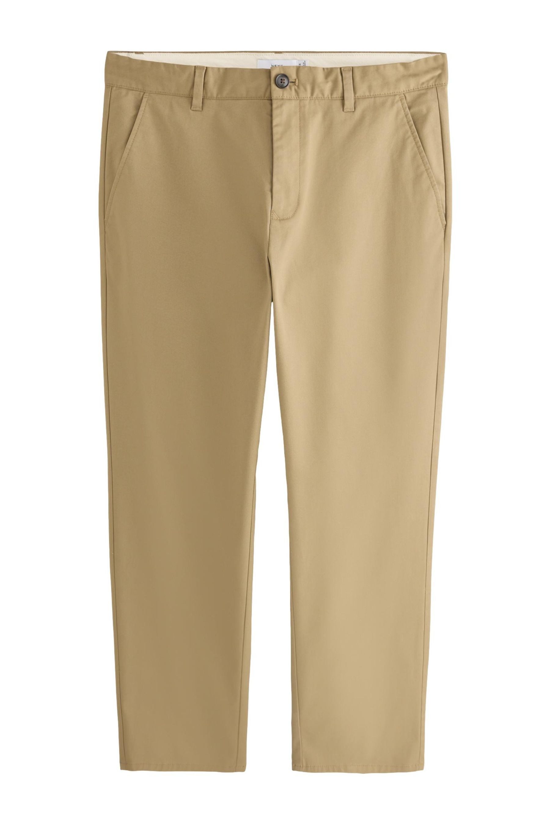 Stretch-Hose Straight Fit Chinohose mit Stretch und Baumwolle