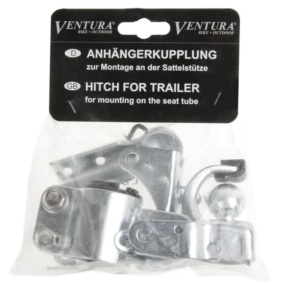 Ventura Fahrradlastenanhänger Anhängerkupplung Montage am Sattelklemmbolzen oder Sattelstütze Ø 254