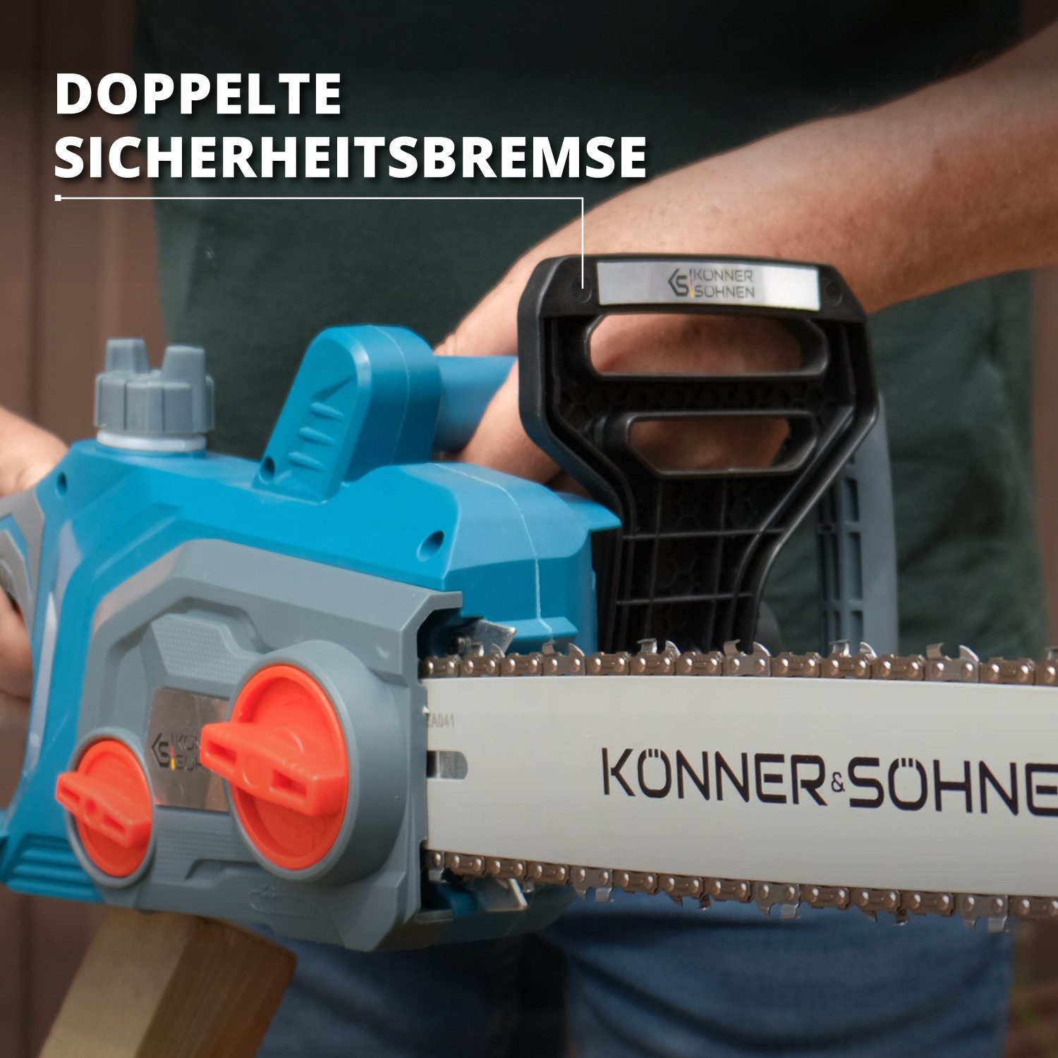 Könner & Söhnen electric chainsaw KS CS1800-14, 1-piece.