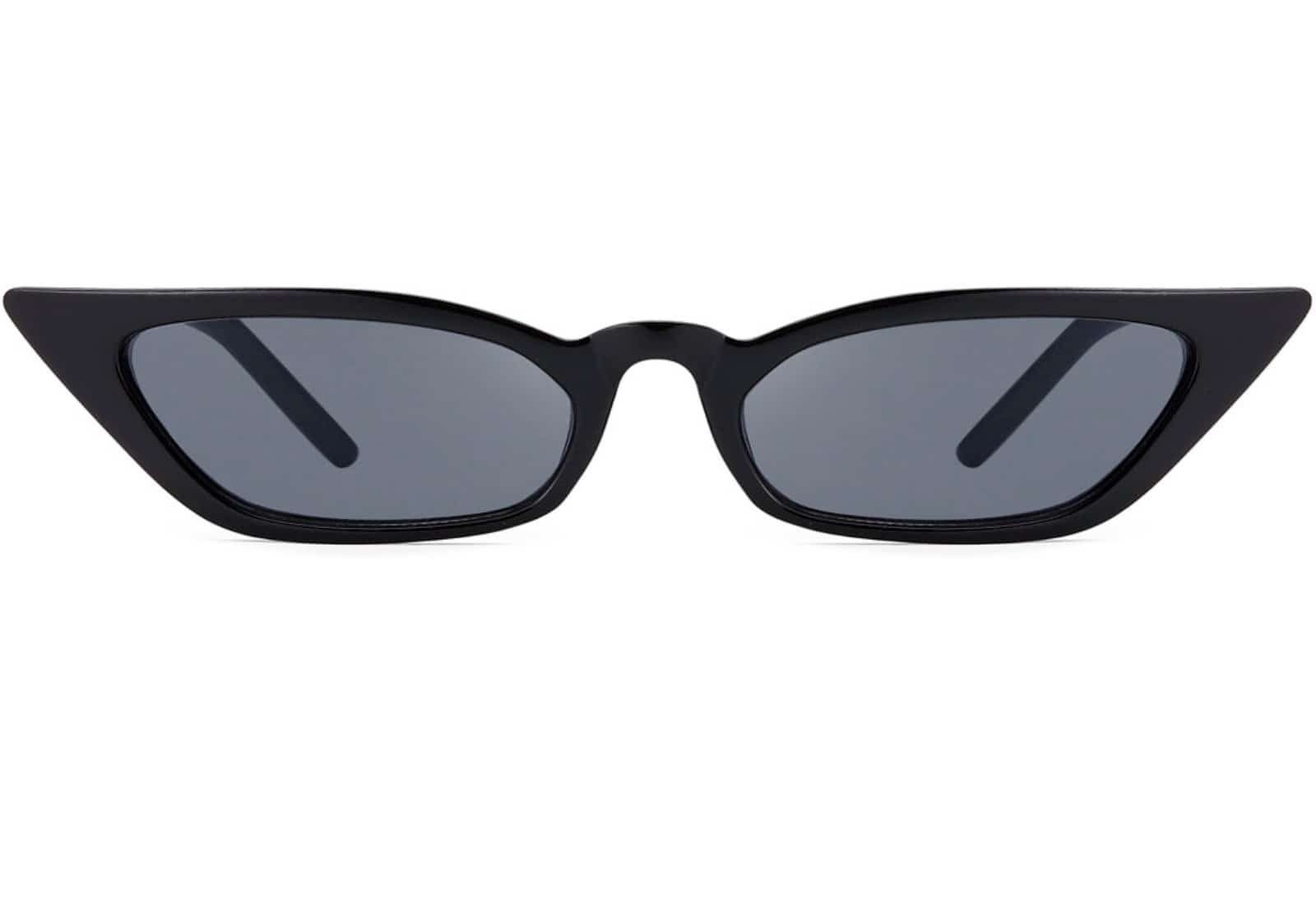 Eye braunen und Linsen Designer Damen Cat mit (1-St) Retrosonnenbrille BEZLIT Eyewear schwarz Sonnenbrille
