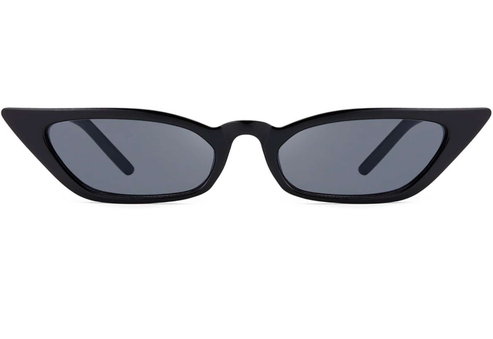 BEZLIT Eyewear Retrosonnenbrille Cat Eye Designer Damen Sonnenbrille (1-St) mit schwarz und braunen Linsen