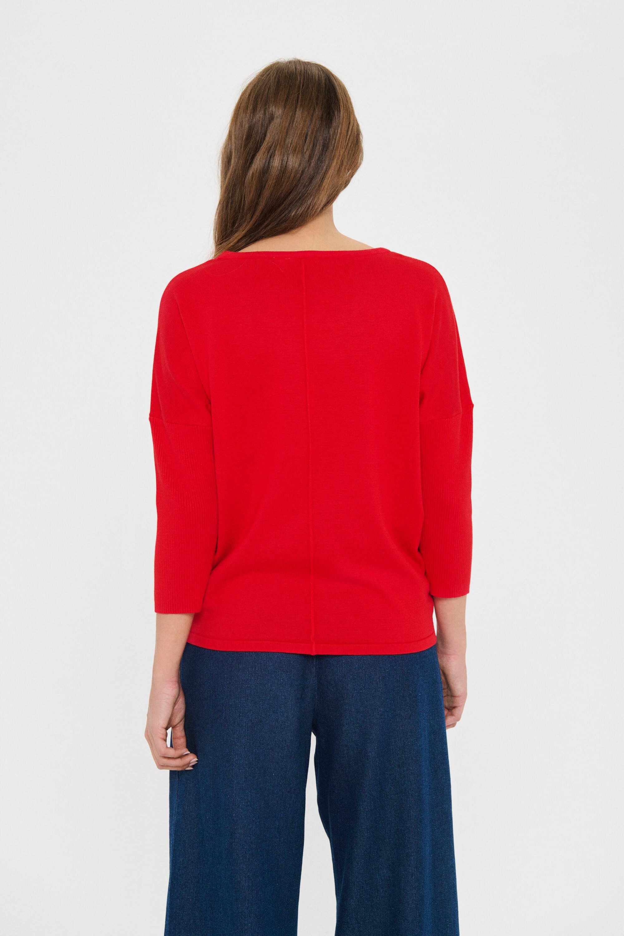 Saint Tropez Strickpullover A2561, MilaSZ R-Neck günstig online kaufen
