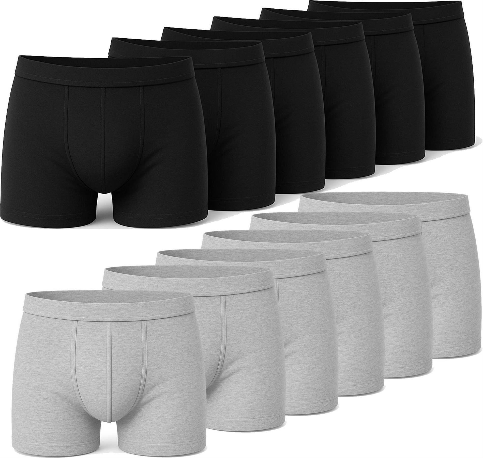 Boxershorts 6x, 12x Herren Boxershorts Unterwäsche Unterhosen Baumwolle;