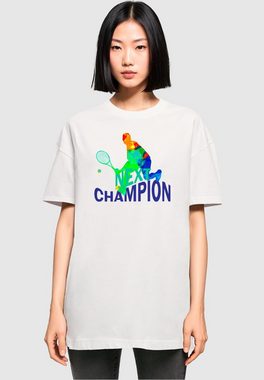 Merchcode T-Shirt Merchcode Damen Ladies Next Champion Boyfriend Tee (1-tlg)