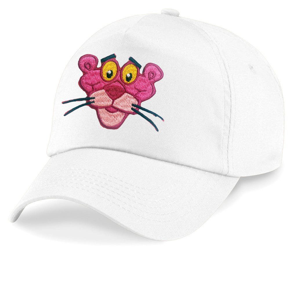 Cap Size Panther One Kinder Brownie Paulchen Weiss & Blondie Stick Patch Rosarote Pink Baseball