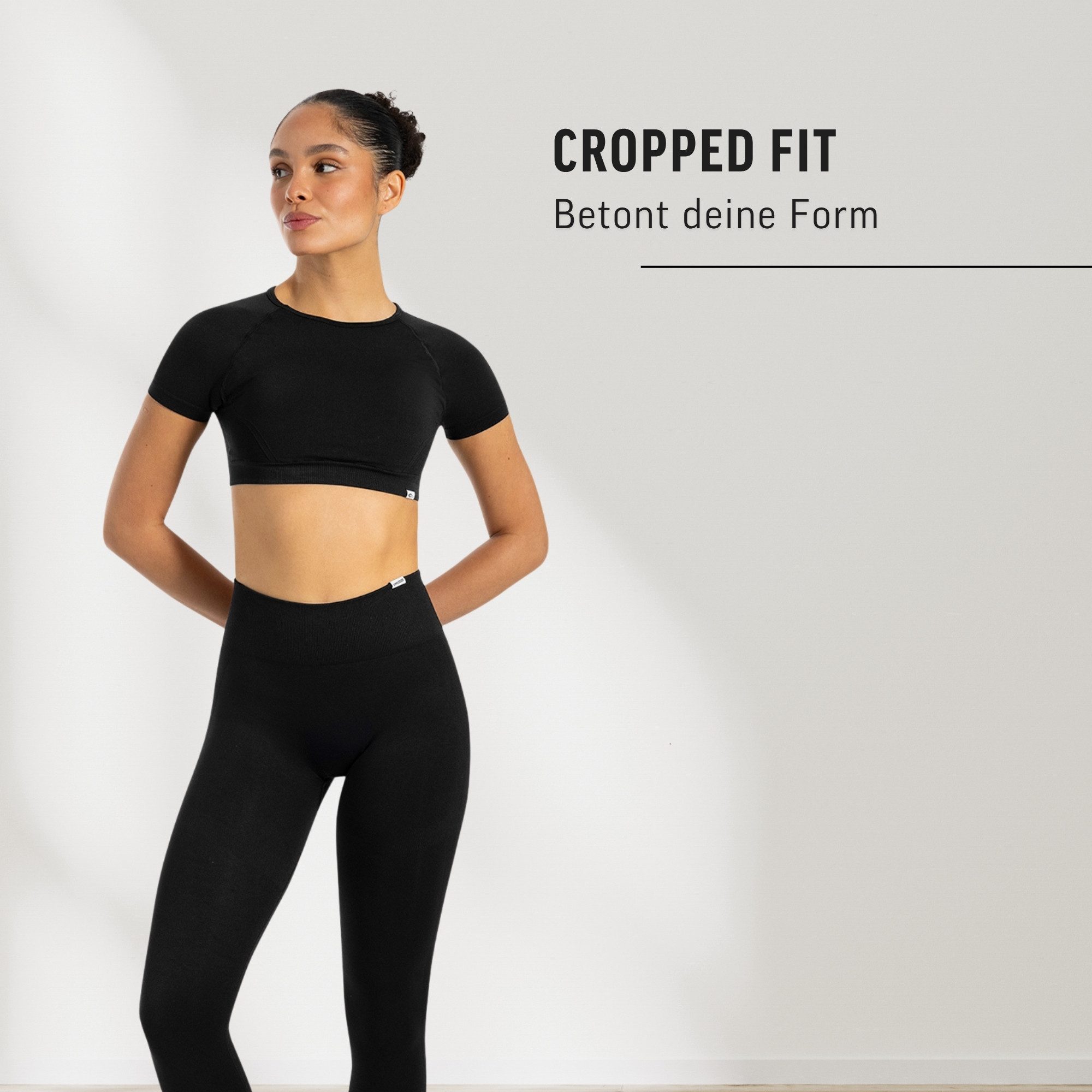 Smilodox Trainingsshirt Soheli, Seamless Fitness Crop Top mit kurzem Ärmel, Gym & Yogashirt Seamless, Bewegungsfreiheit, Trainingsshirt, bauchfrei