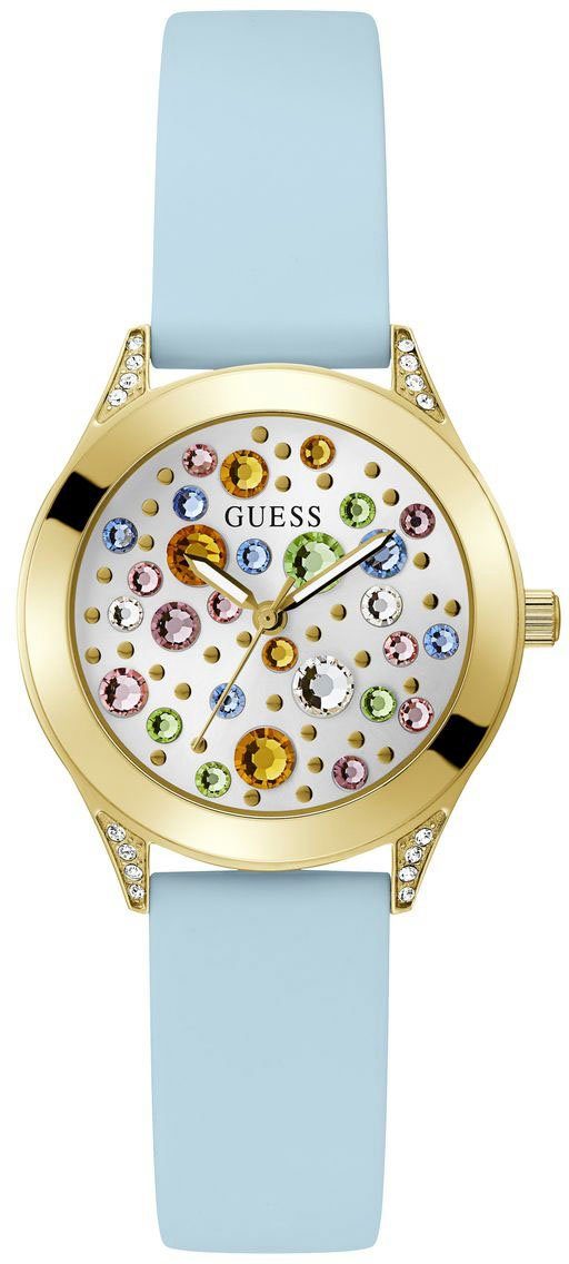 Guess Quarzuhr MINI WONDERLUST, Armbanduhr, Damenuhr