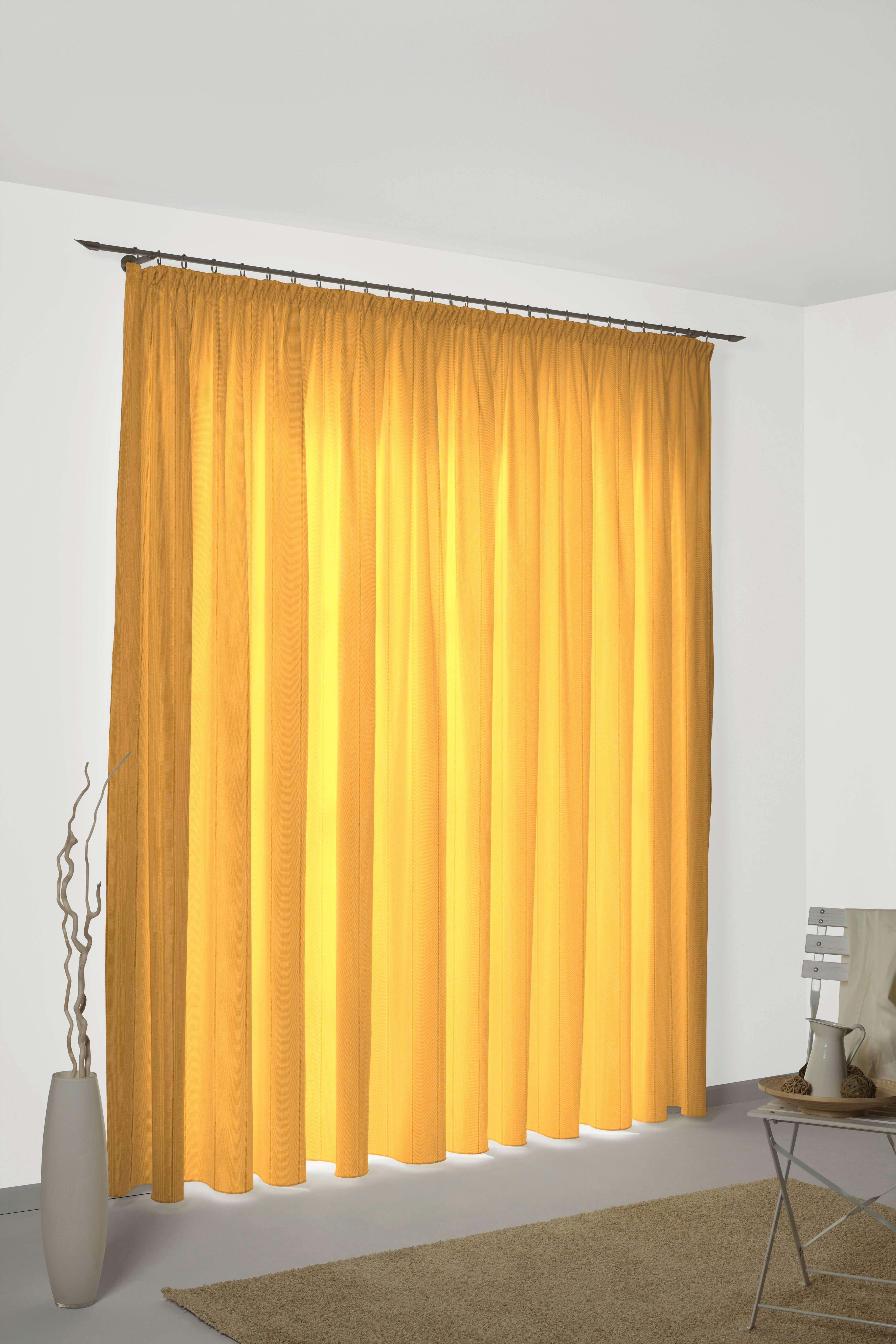 Wirth Vorhang Felsted (1 St), Kräuselband, blickdicht, Jacquard
