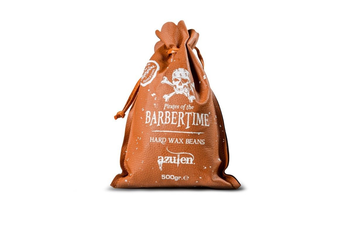 BARBERTIME Warmwachs-Haarentferner Hard Wax Beans Heißwachsperlen Warmwachs 500g Azulen
