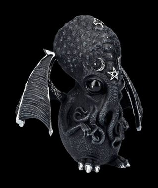 Figuren Shop GmbH Fantasy-Figur Culthulhu Figur mit magischen Symbolen - Fantasy Dekofigur Gothic schwarz