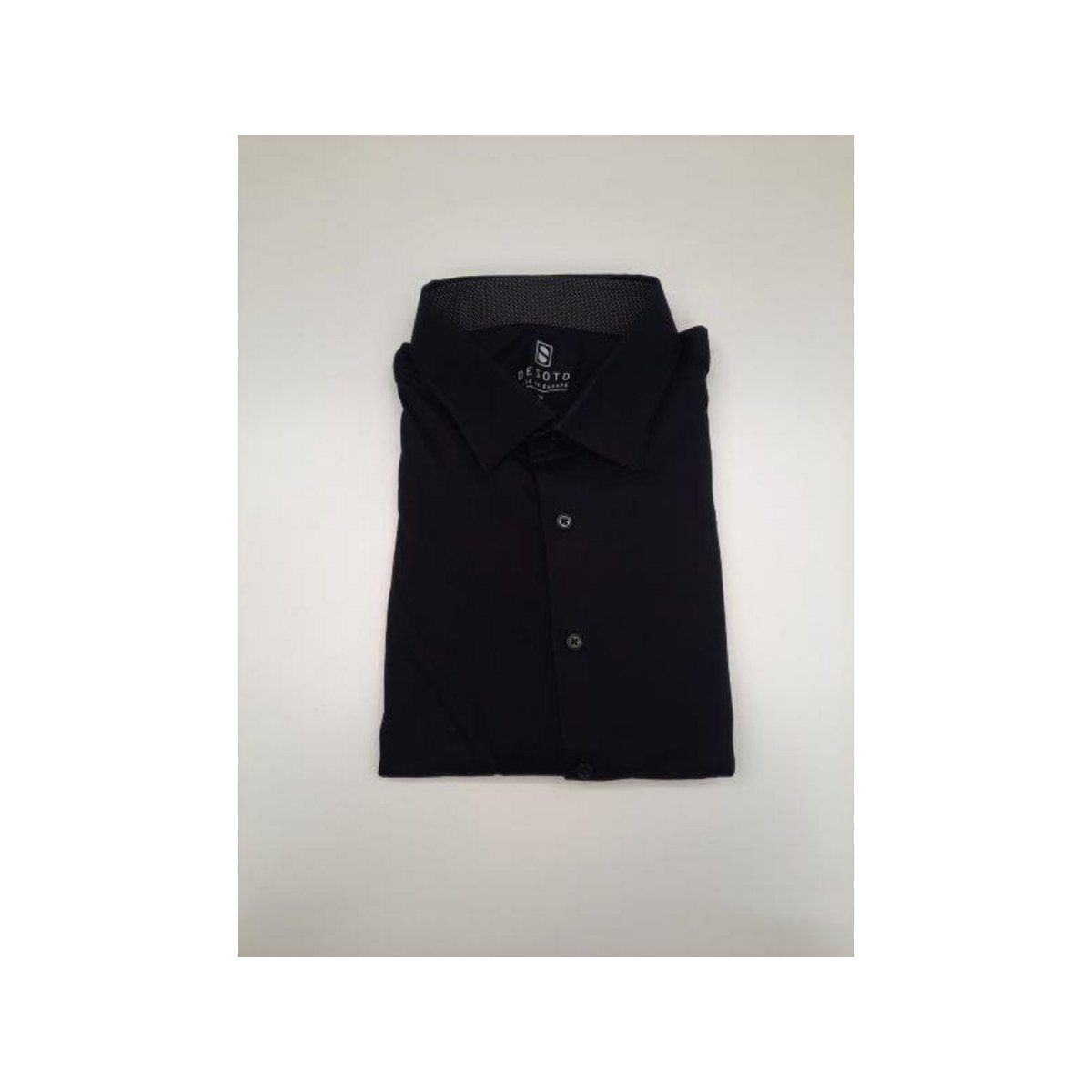 Desoto Kurzarmhemd schwarz regular fit (1-tlg., keine Angabe)