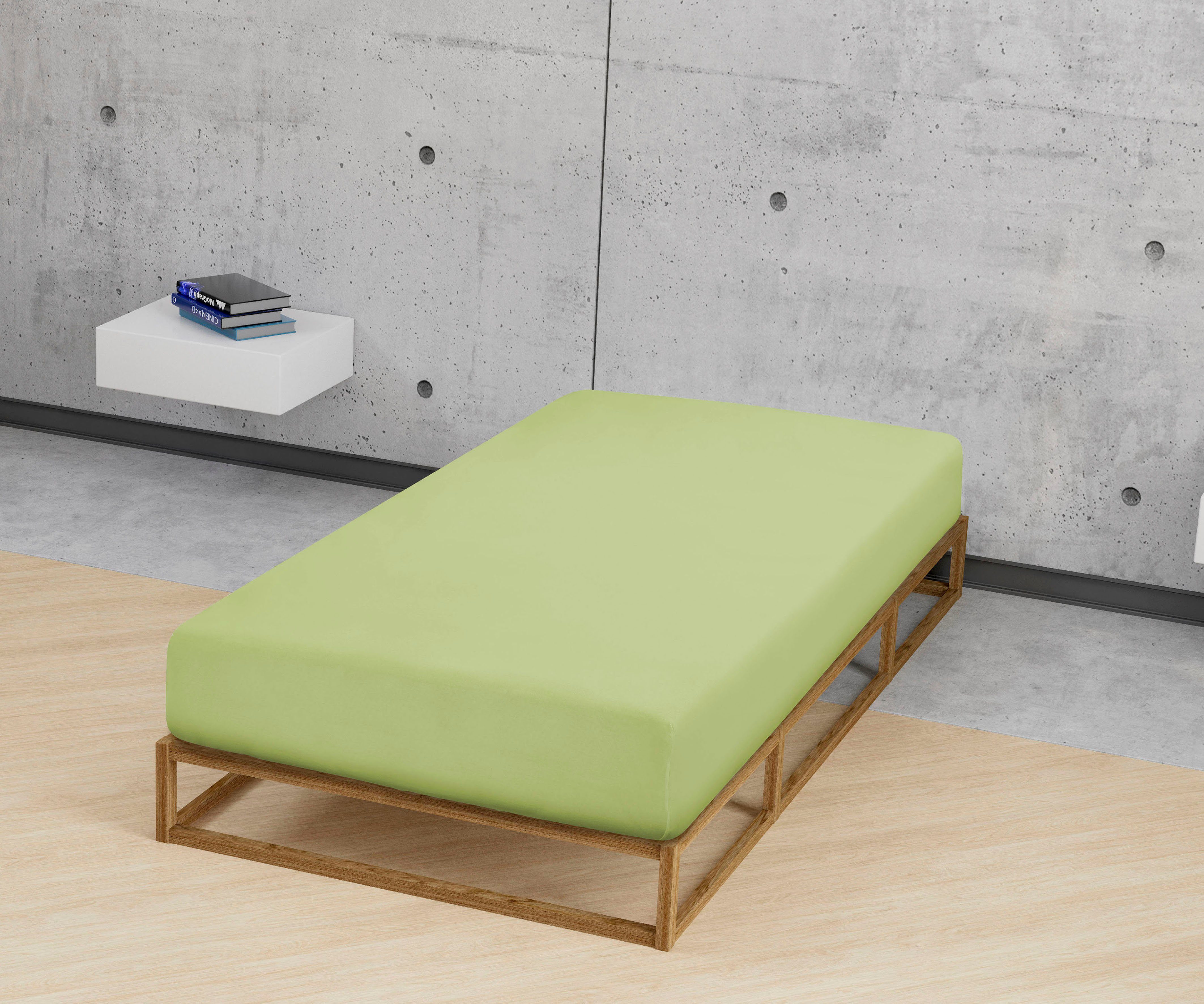 Biberna Spannbettlaken Leila, Jersey, Gummizug: rundum, (1 Stück), Bettlake günstig online kaufen