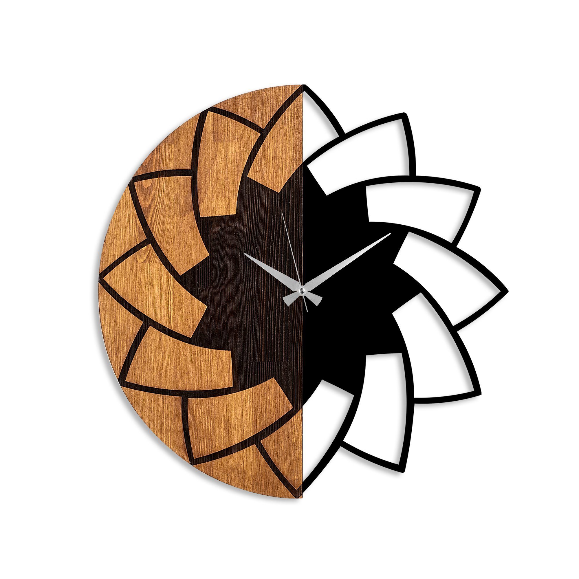 Wanduhr 100% WOODEN (Thickness: 3 cm) / METAL L1178