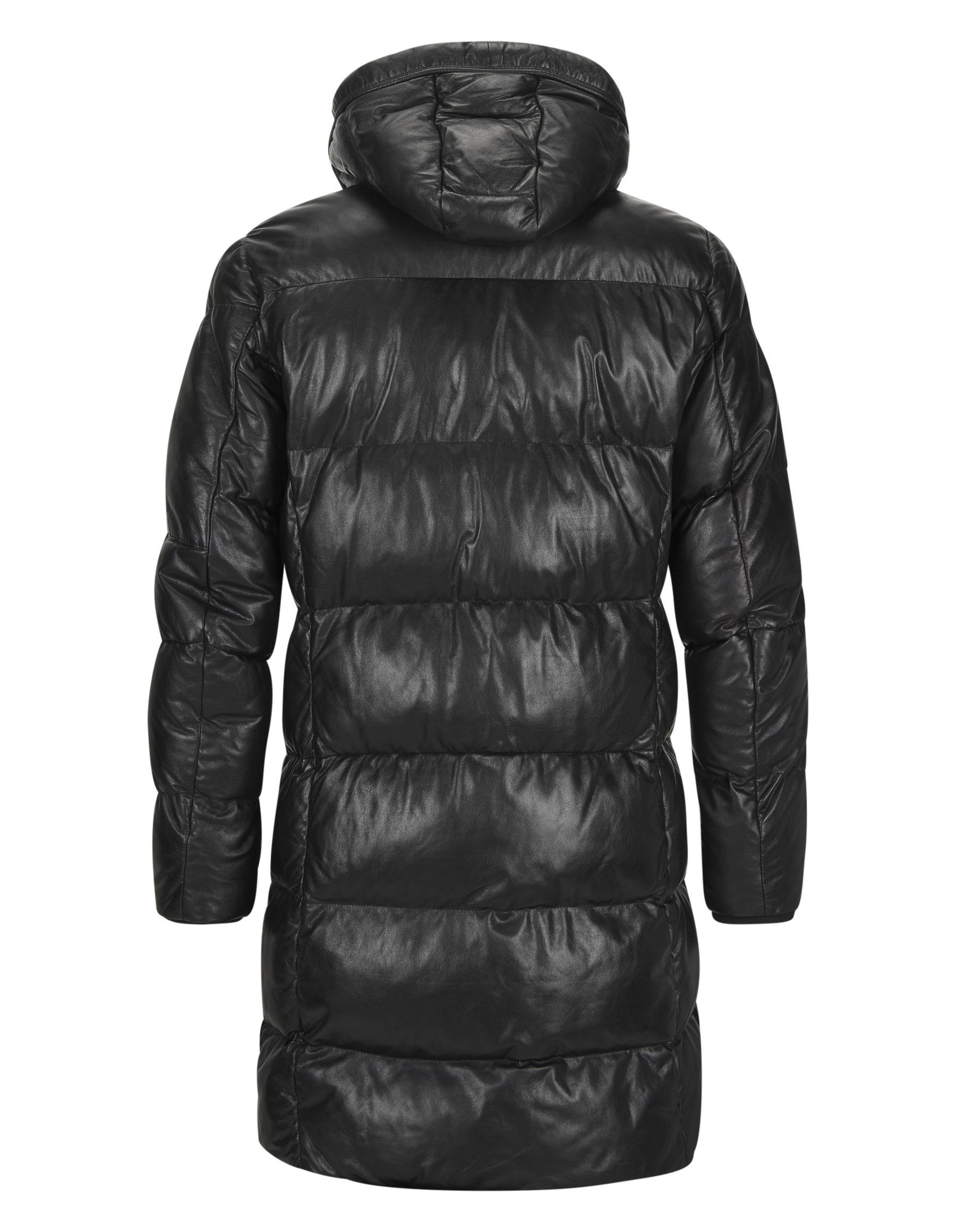 Milestone Ledermantel MSPiero gefüttert aus Lammleder mit abnehmbarer Kapuze